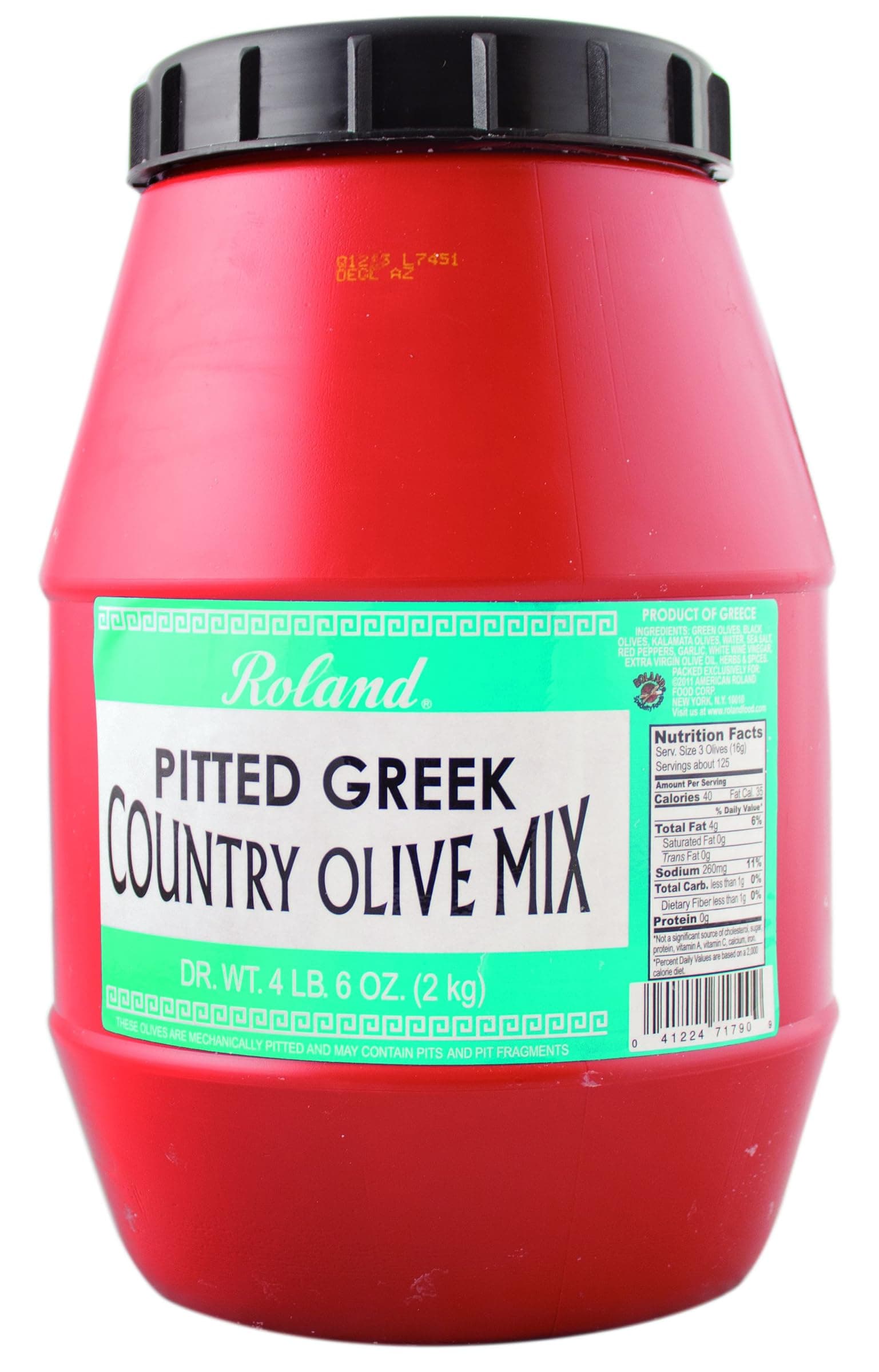 Pitted Greek Country Olive Mix