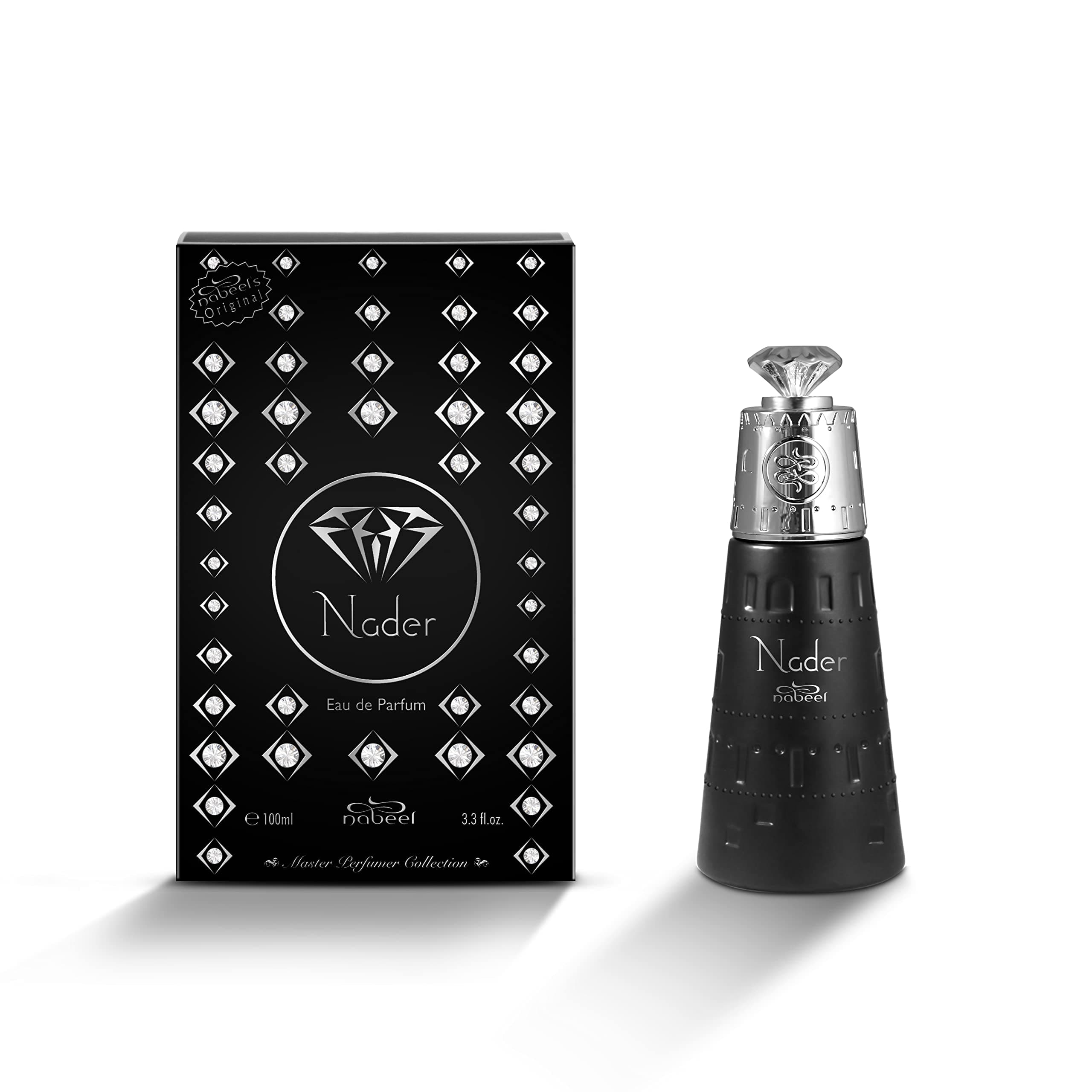 Nabeel Eau de Parfum - Nader, 100ml Master Perfumer Collection Lasting Upto 2 Days Musk, Sandalwood, & Ambery Fragrance, Liquid Perfume Ideal Gift For Unisex, Made in UAE