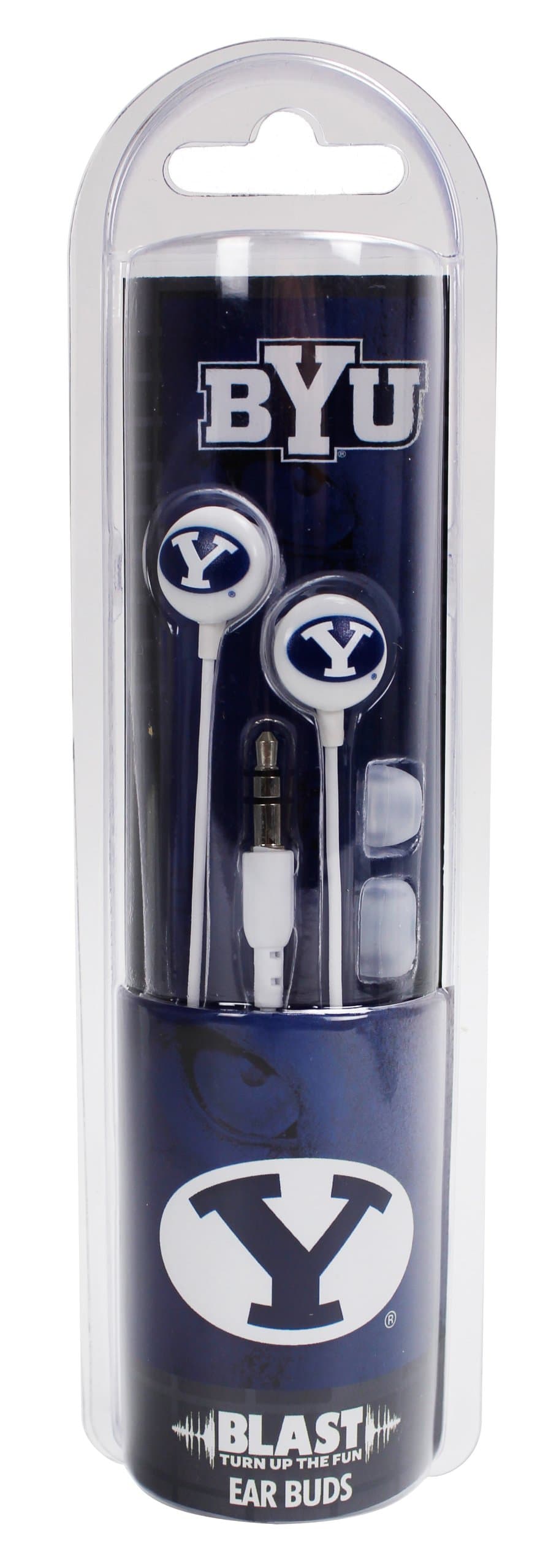 US Digital NCAA BYU Cougars Blast Earbud Headphones
