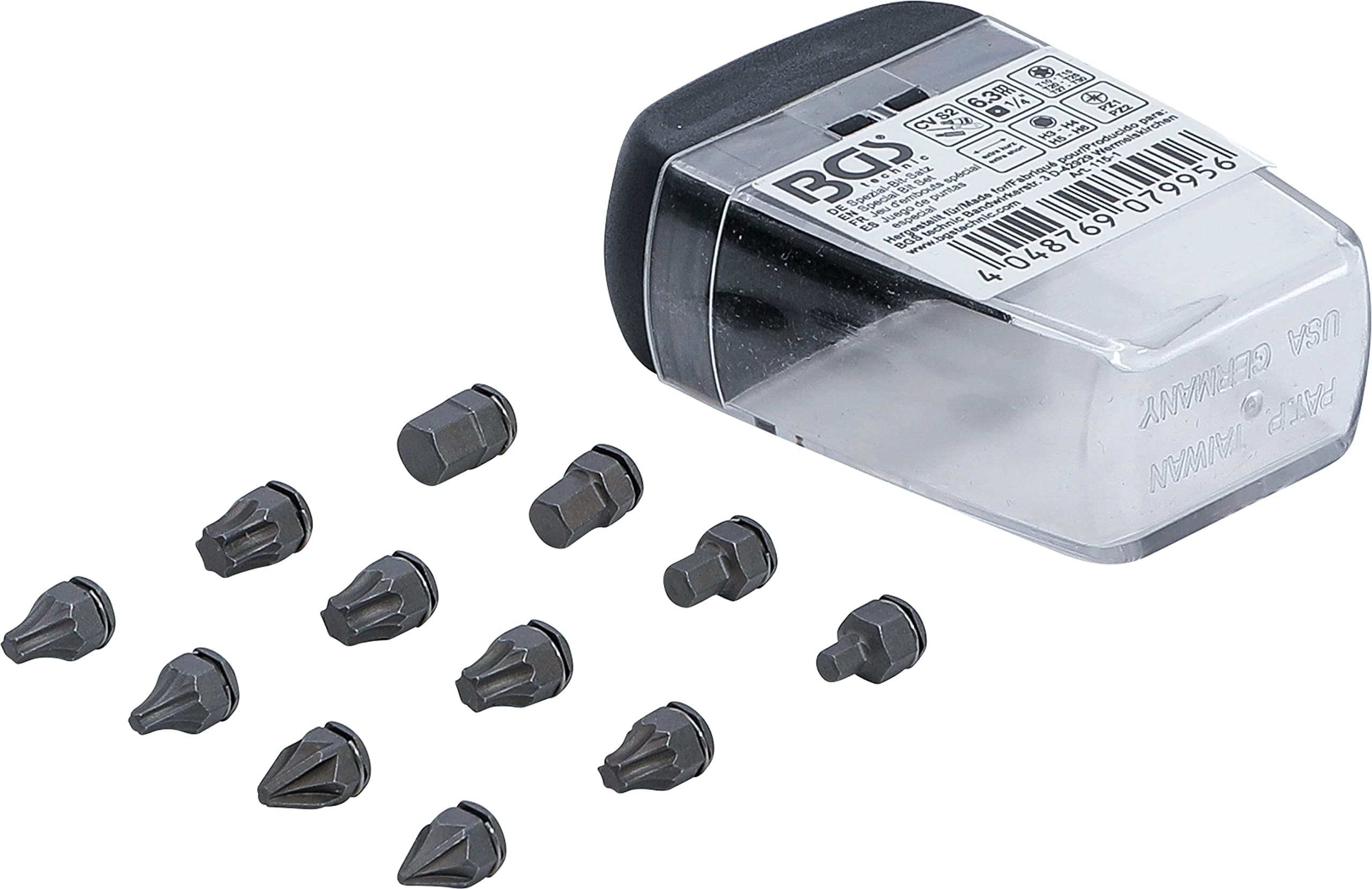 115-1 | Special Bit Set | Drive Hex Socket 6.3 mm (1/4 Inch) | for Item 115