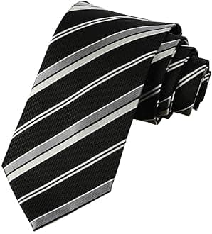 Mens Necktie Classic Stripe Ties For Men
