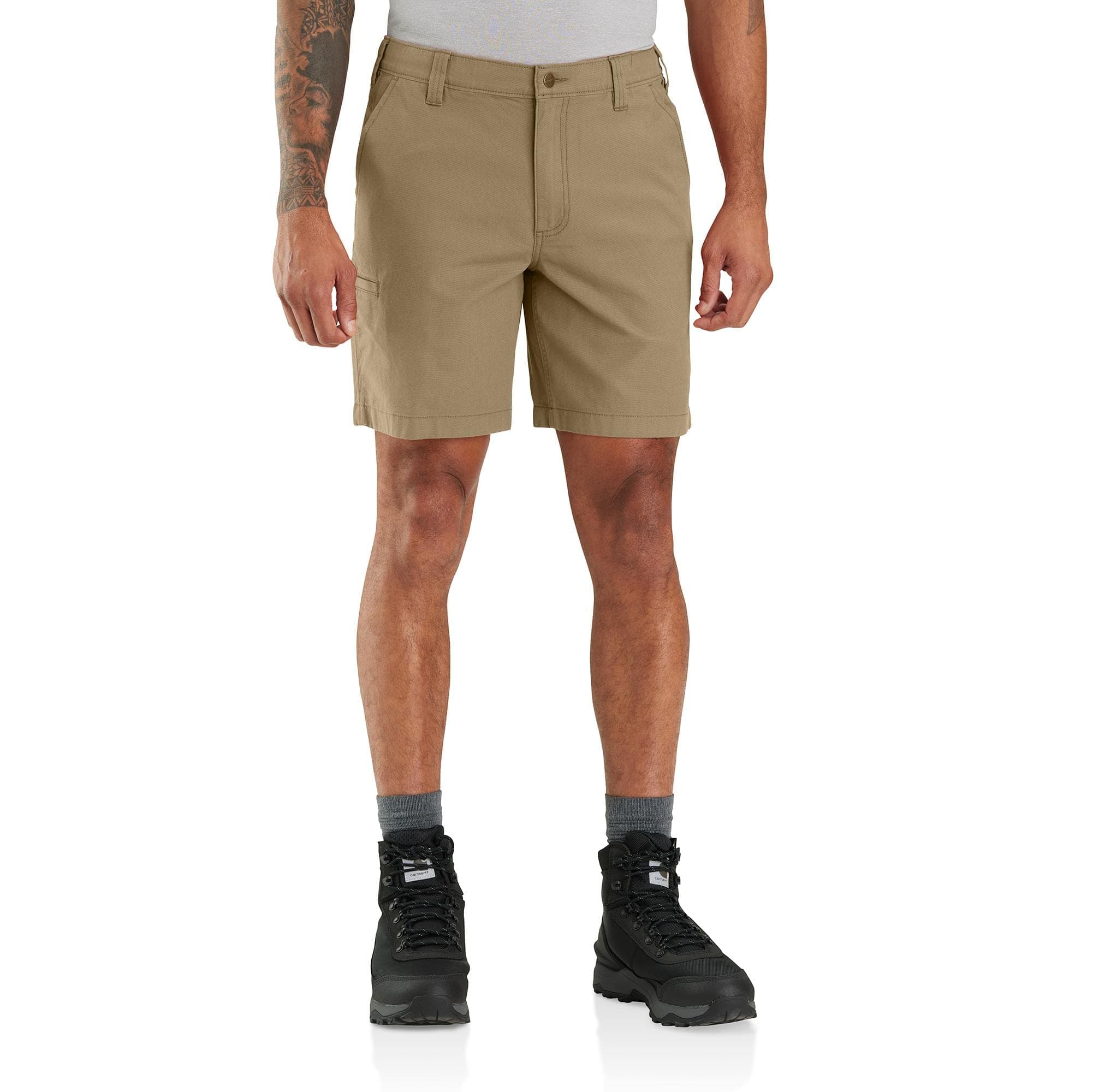 Men's Rugged Flex Relaxed Fit 8in Canvas Work Short