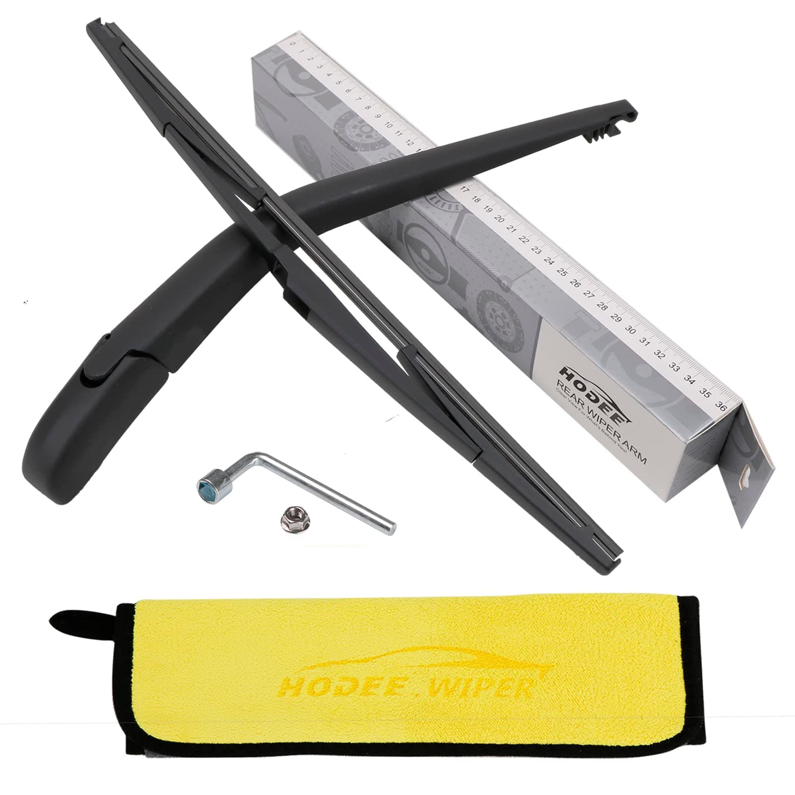 Rear Wiper Arm Blade Nut Set Replacement for Toyota Prius 2010-2015,Back Windshield Wiper Assembly with Window Wiper Cap Cover Accessories,OE:85241-47030