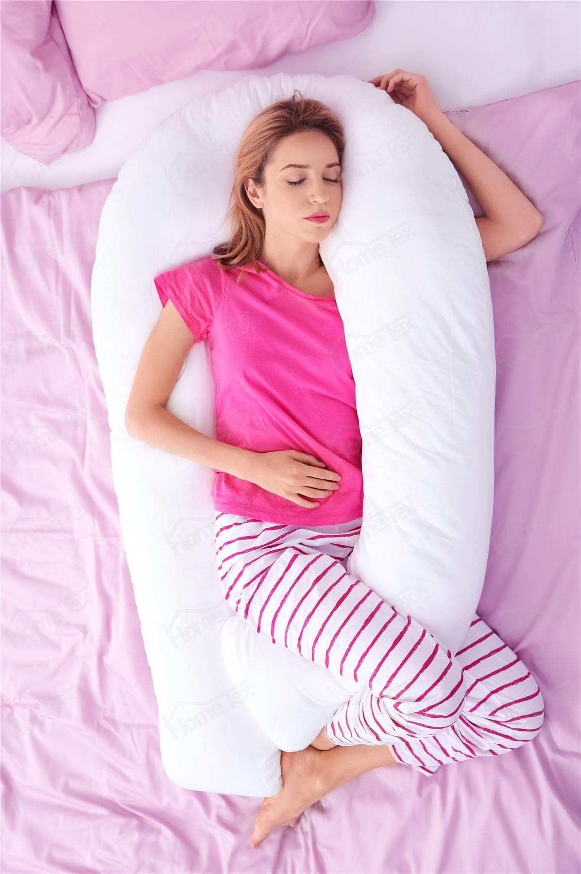 Hometex 9ft U Shaped Body Pillow - for Pregnancy Maternity Support