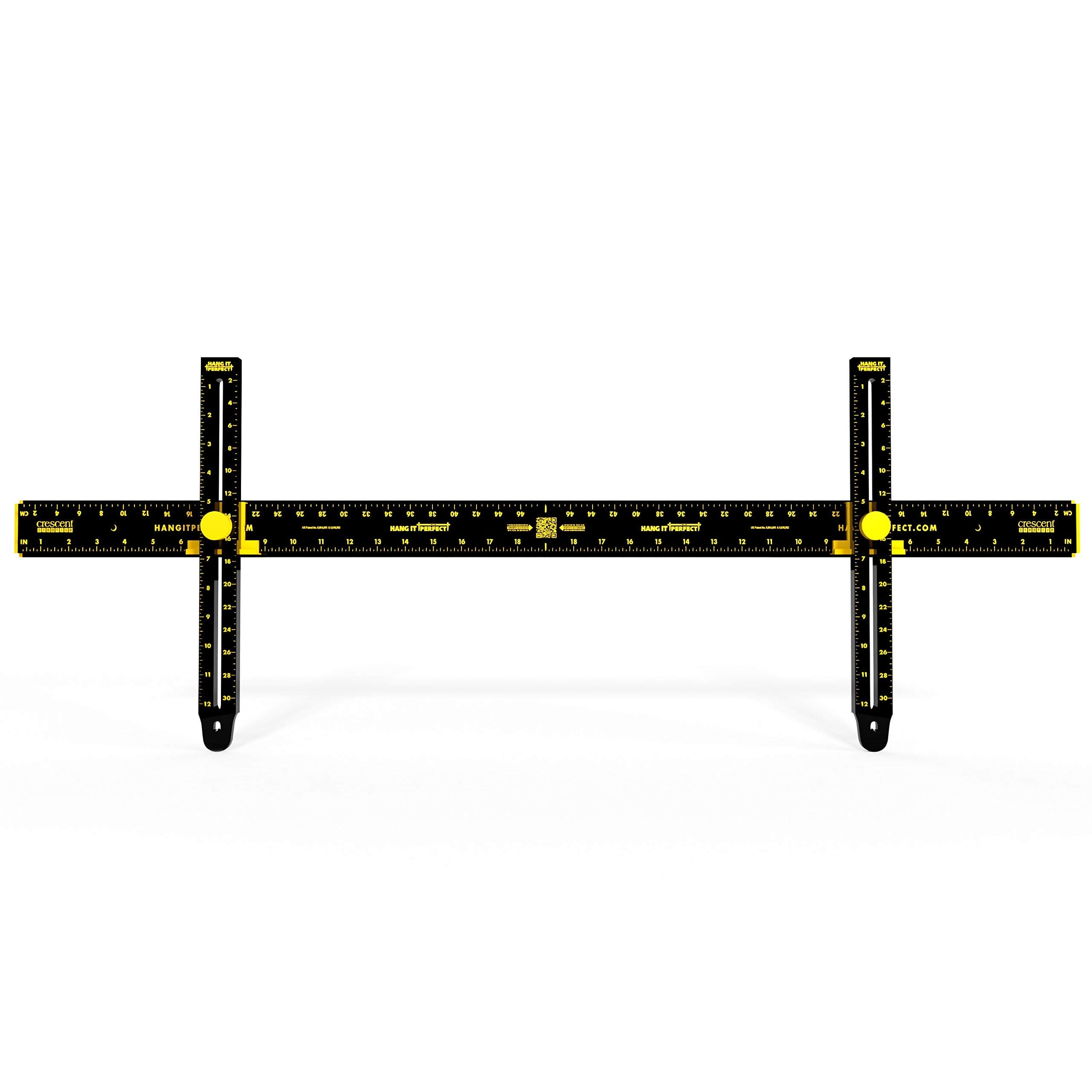 Crescent Creative Products Hang It Perfect Pro Picture Frame Wall Hanging Tool With Level, Black, 36 Inch