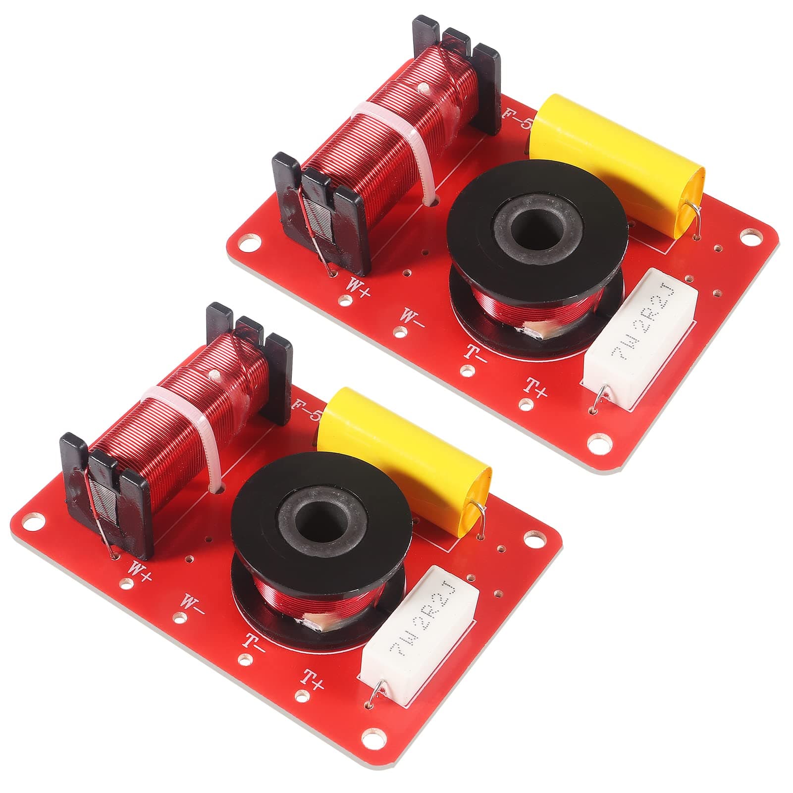 Alinan 2pcs 130W 2-Way Speaker System Audio Crossover Filters Frequency Distributor
