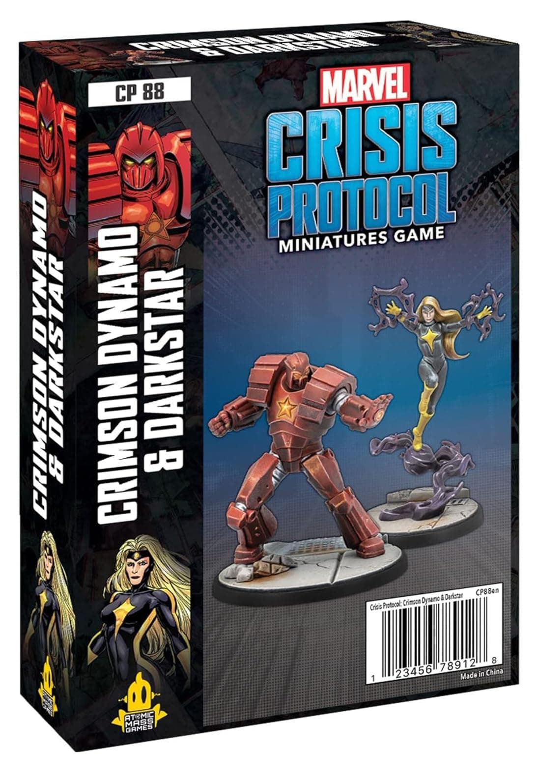 Crimson Dynamo & Dark Star: Marvel Crisis Protocol Miniatures Game Ages 14+ 2 Players 45 Minutes Playing Time, FFGCP88