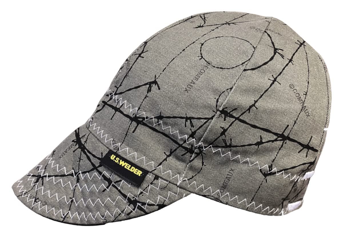 by Comeaux Supply Welding Cap Grey Barbed Wire (7 1/2)