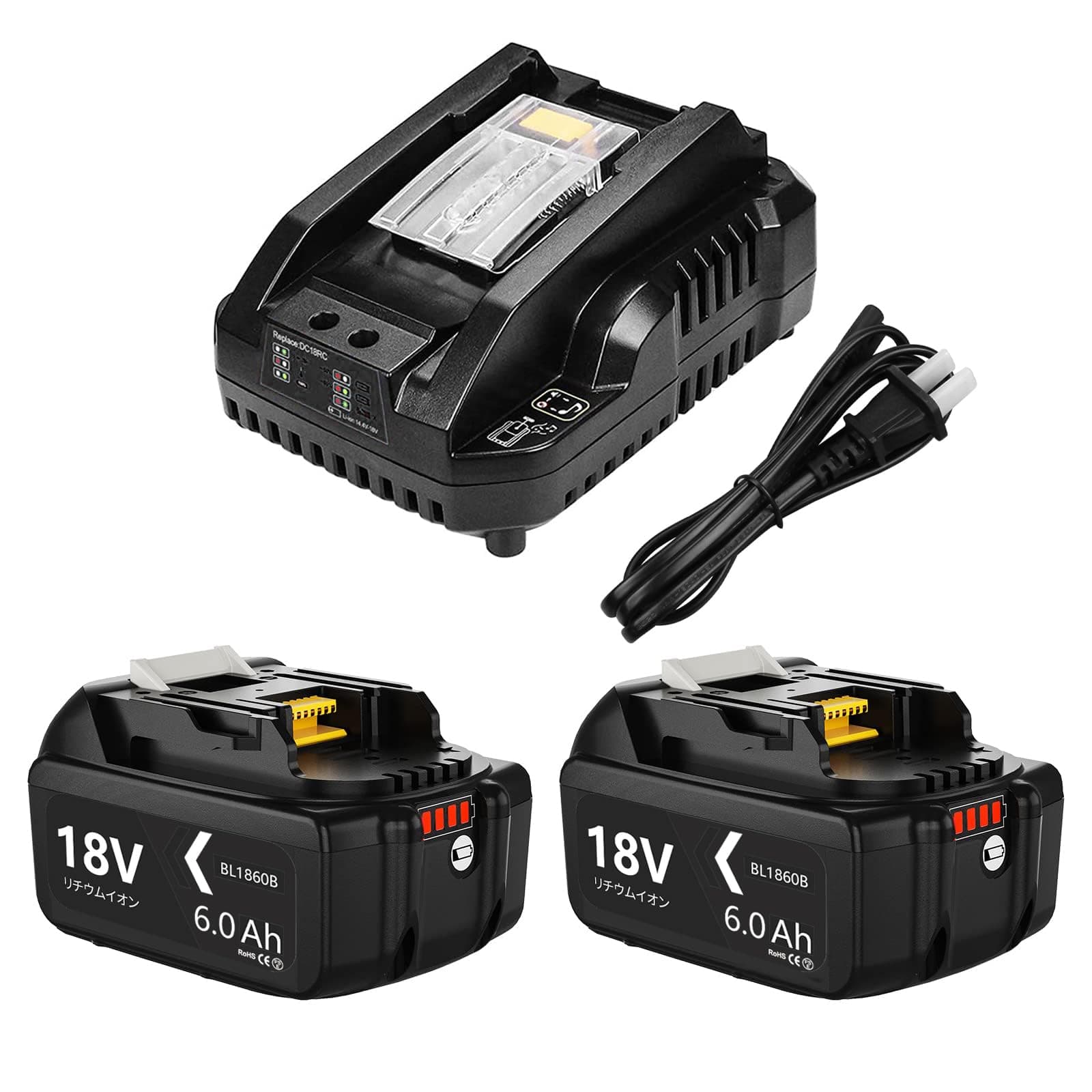 2 Pack Battery Replacement Battery Compatible with Dewalt 12V Battery 3.6Ah DC9071 DW9072 DW9071 DE9074 DE9037 DE9071 DE9072 DE9075 for 12 Volt Battery Cordless Power Tool