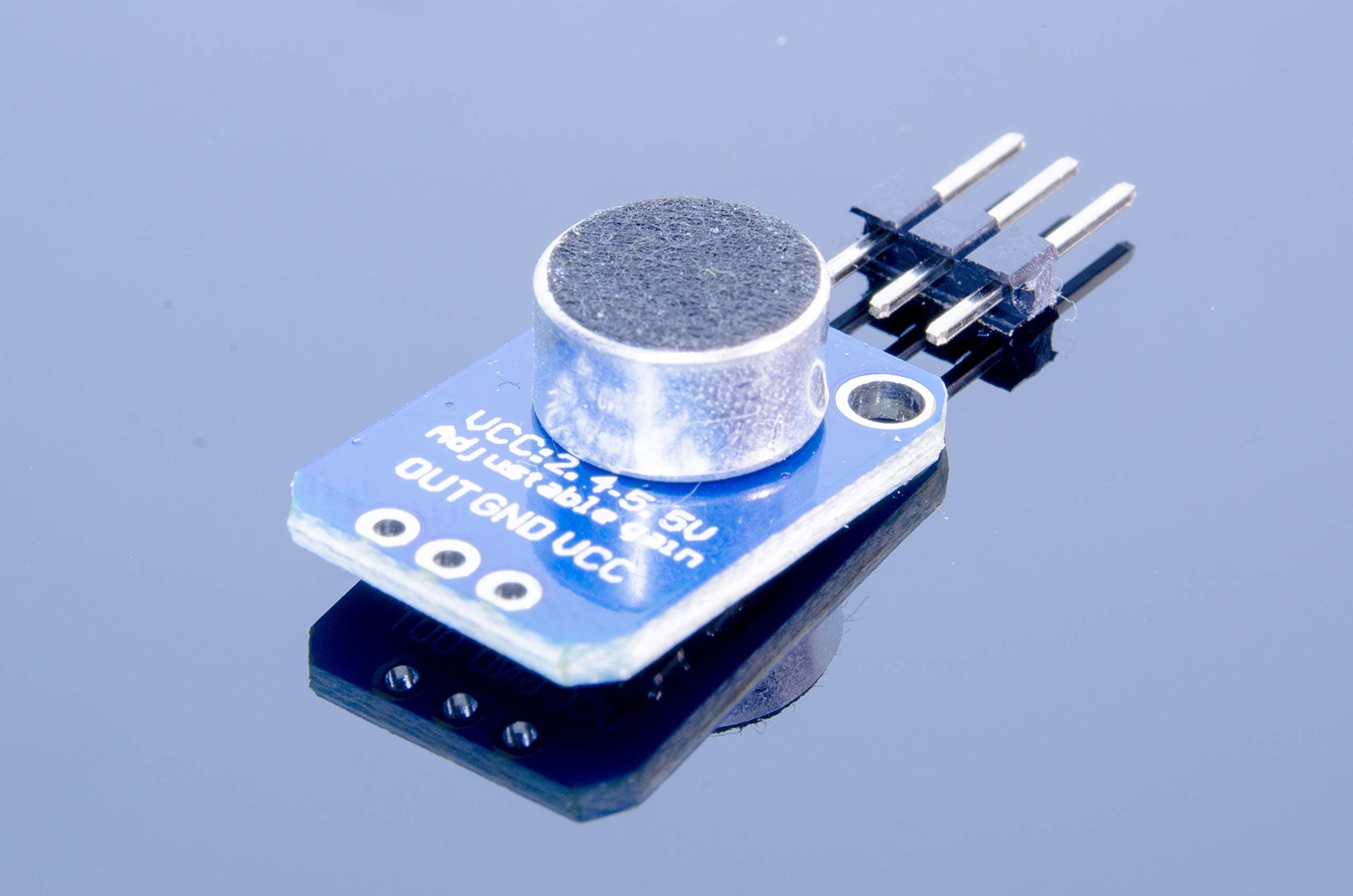 MAX4466 Electret Microphone Amplifier w/Adjustable Gain Breakout Board for Arduino Raspberry Pi ESP8266 Mic Module