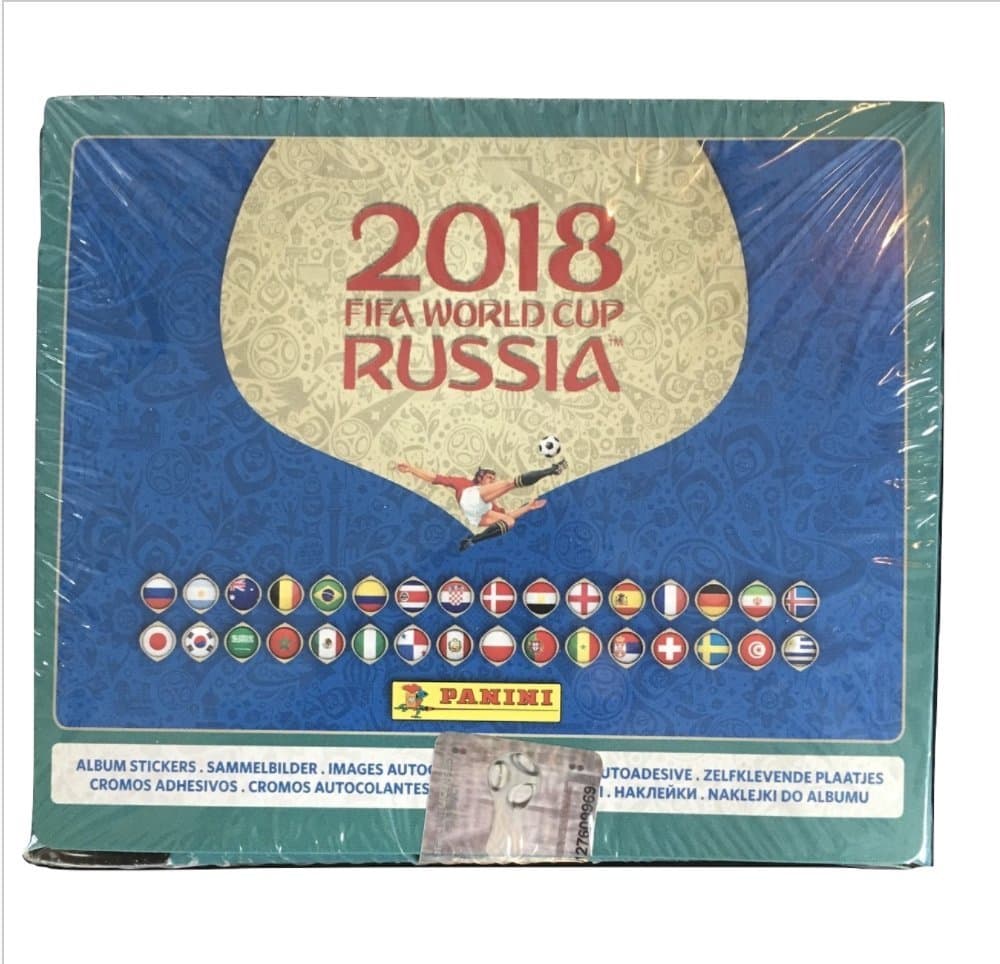 World Cup Russia 2018 International Version Sticker Box 104 Packets