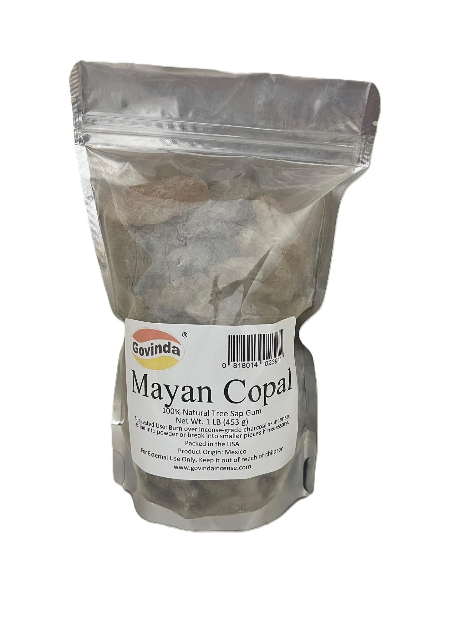 Govinda - Copal (Gold) Incense Gum Tree Sap1 lb