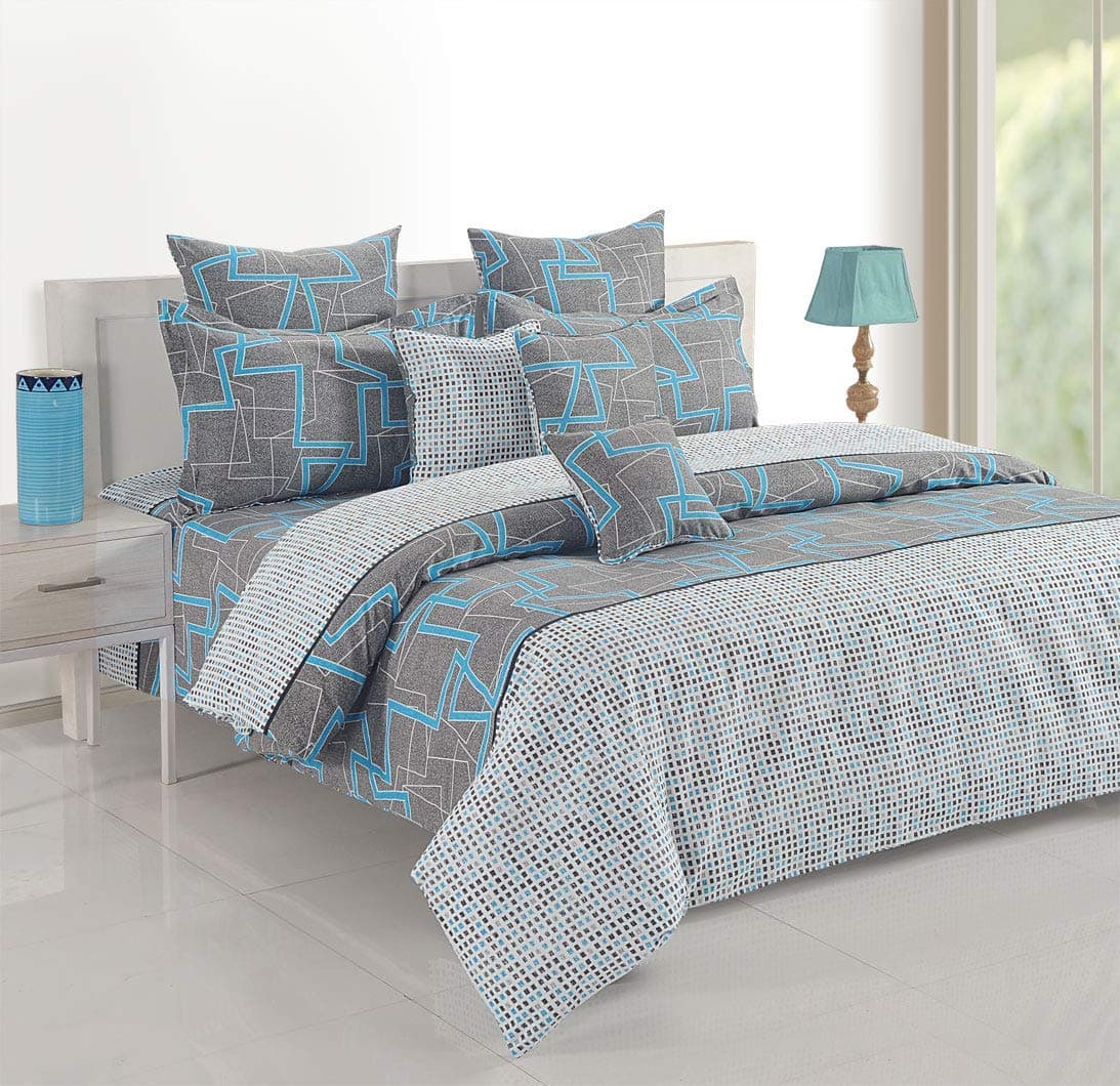 SwayamSparkle Collection - Single Sbs 1 Flat Sheet -11020 (Multi Color)