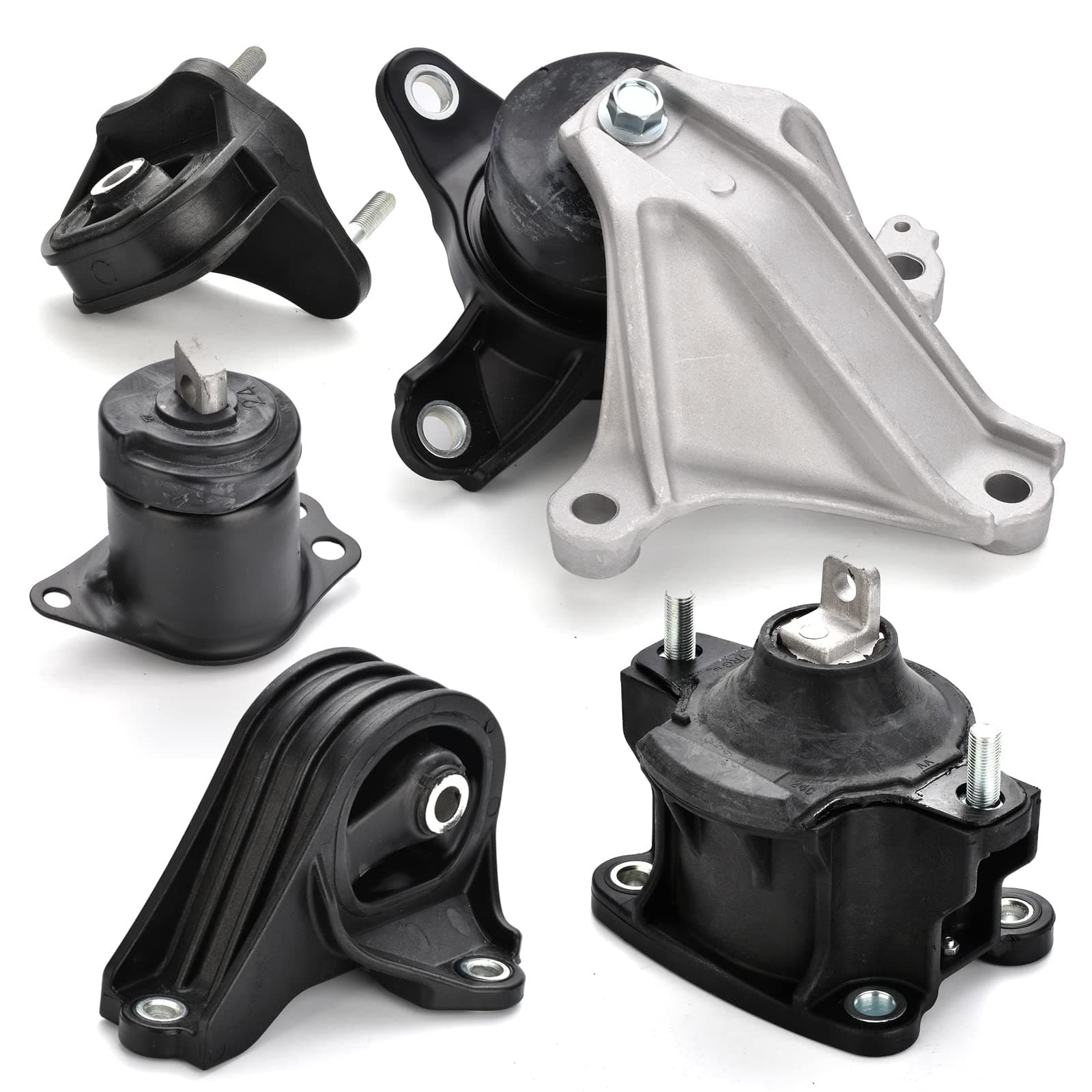 Engine Motor Mount Set Compatible with Honda Accord 2.4L 2013 2014 2015 2016 2017 Replace # A65072 A65054 A65040 A65068 A65071