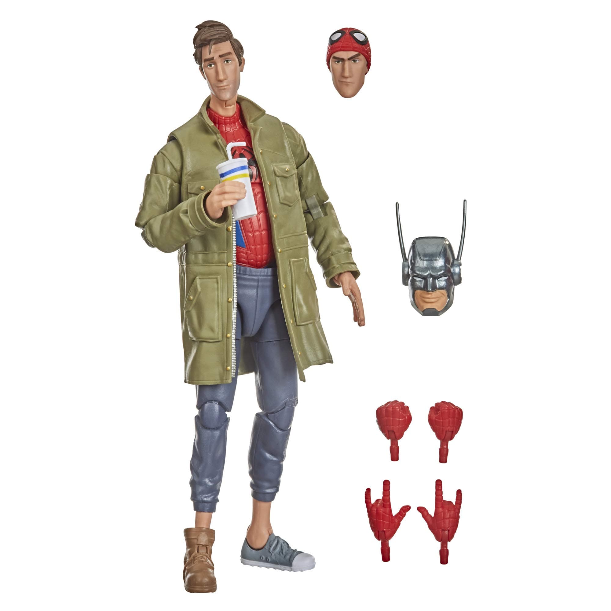 Spider-Man Hasbro Marvel Legends Series Into the Spider-Verse Peter B. Parker 15 CM Collectible Action Figure Toy For Kids Age 4 and Up