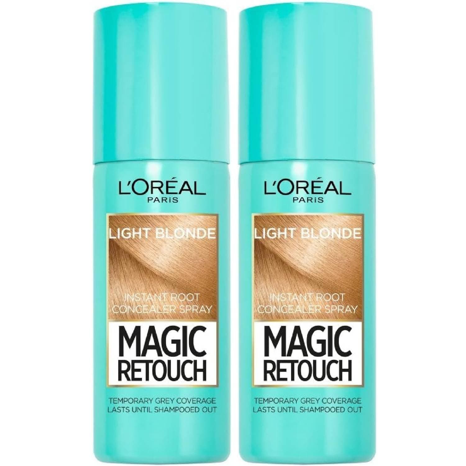 (2 PACK) L'Oreal Paris Magic Retouch Instant Root Concealer Light Blonde x 75ml
