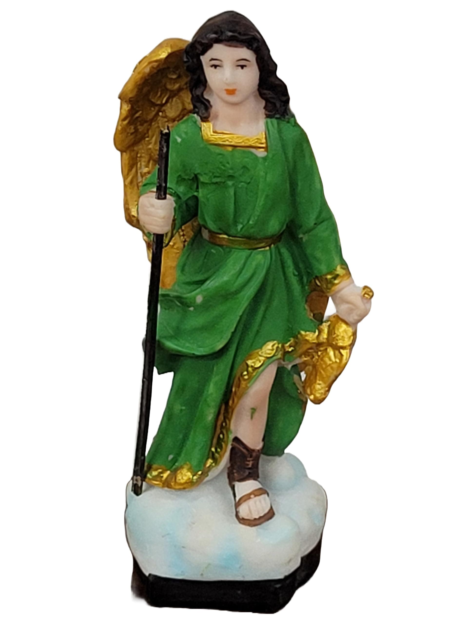 Archangel St Raphael Statue for Home Altar - 11 cm