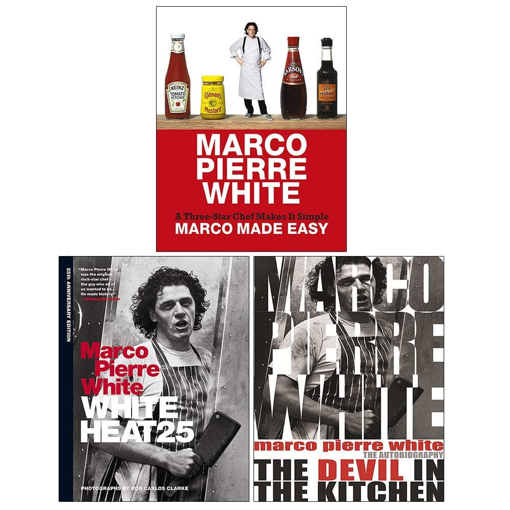 White Heat 25[Hardcover], Devil in the kitchen, MARCO MADE EASY[Hardcover] 3 Books Collection Set