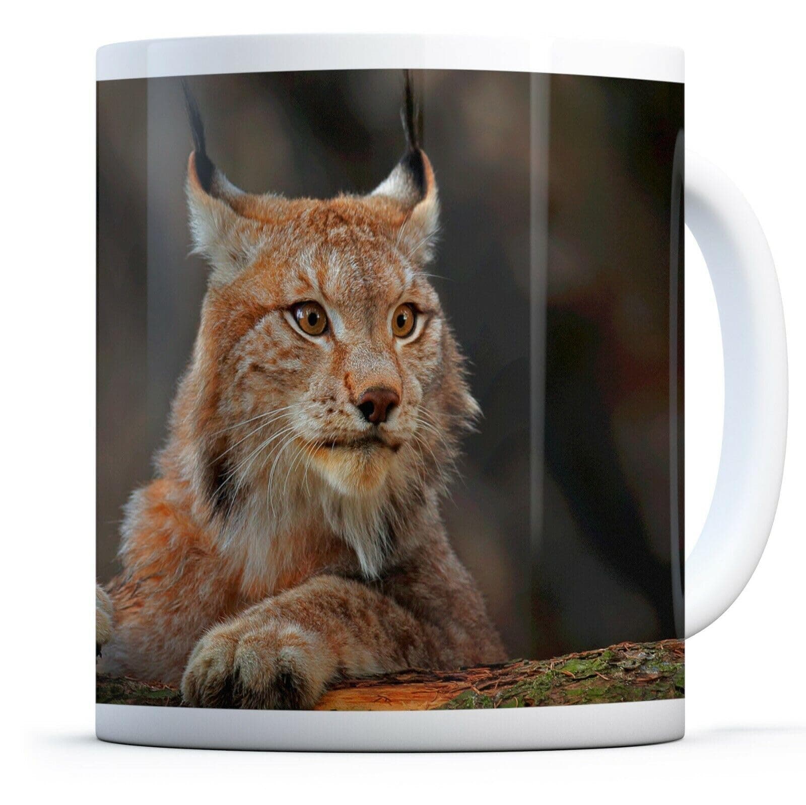 BALAJITRADE Awesome Lynx - Drinks Mug Cup Kitchen Birthday Office Fun Gift #12595 Printed Coffee and Tea Ceramic Mug- 11OZ Ceramic Coffee Mug 0531