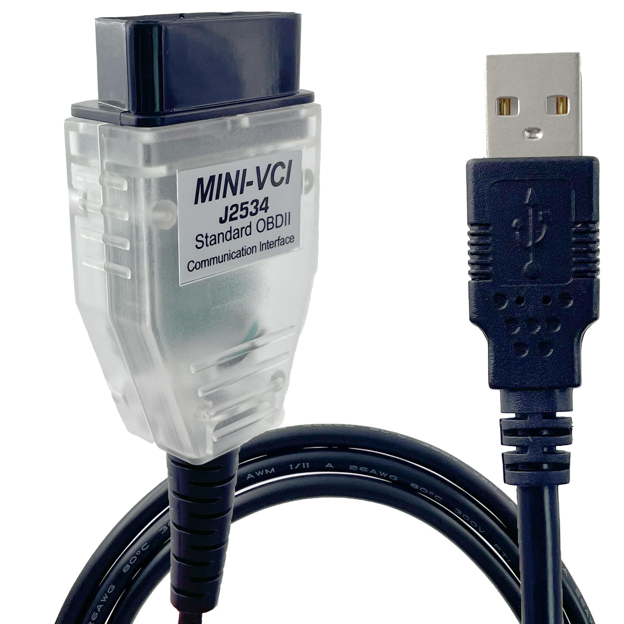 Toyota Techstream Diagnostic Cable Mini VCI J2534 OBD Scanner V2.0.4 for Toyota Lexus TIS Techstream (Updated Version)