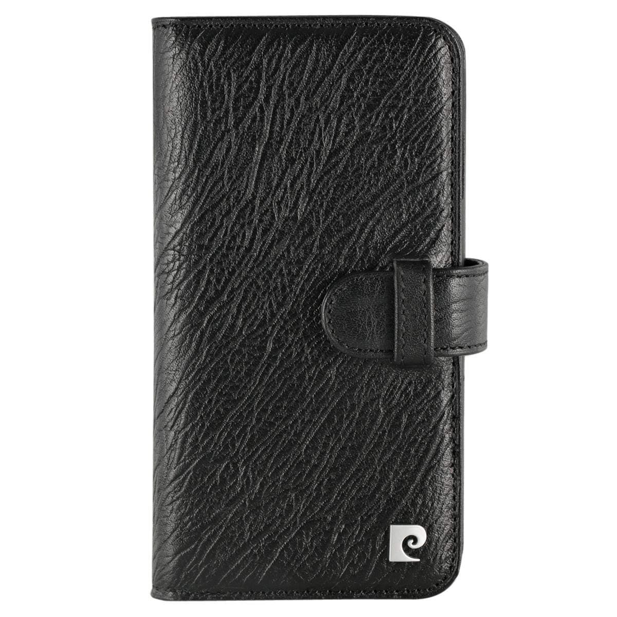 iPhone 6-6S Leather Mobile Flip Cover - Black