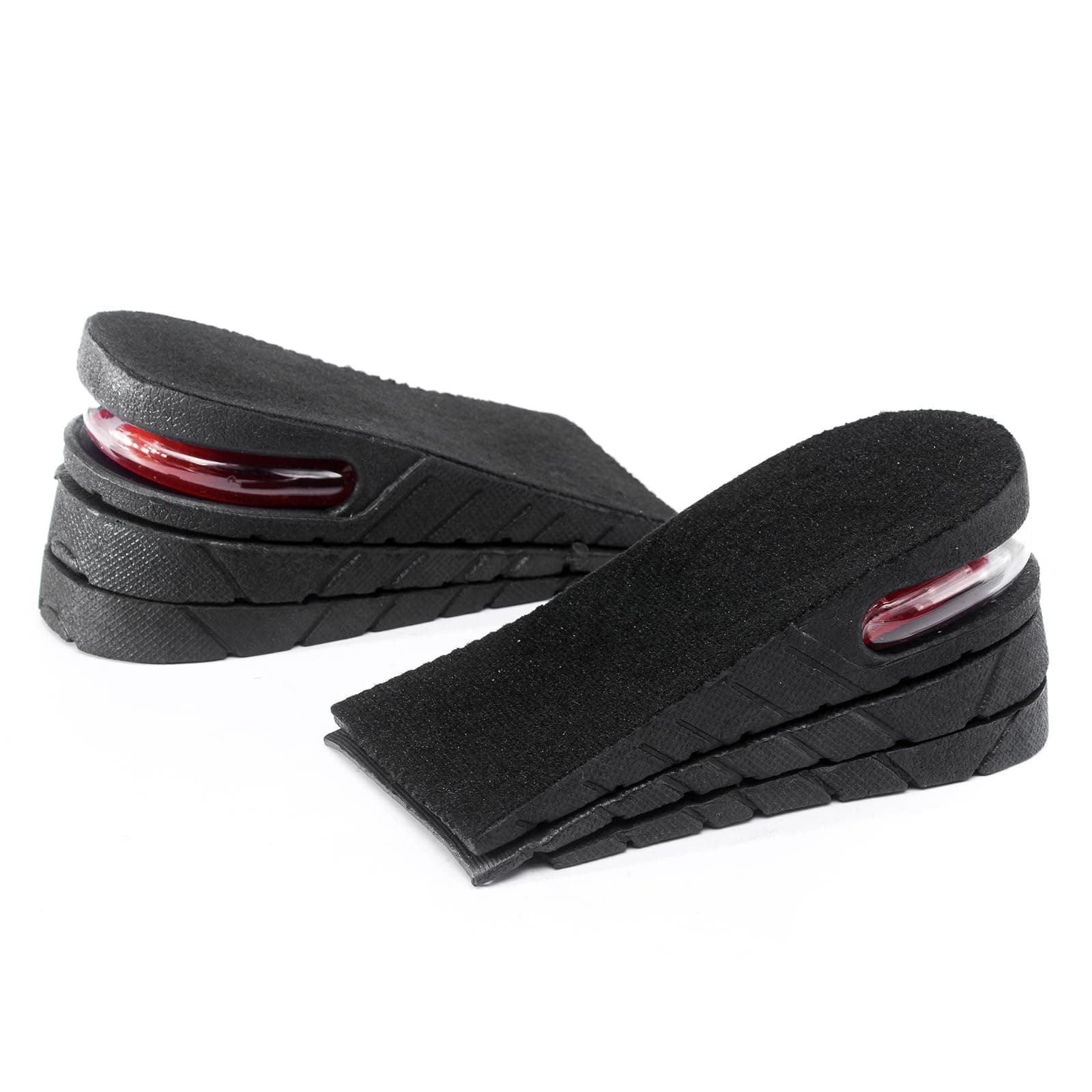 Height Increase Insole 3-Layer Air Cushion Heel Insert Lift Shoes Insole for Men and Women Invisible Elevator Adjustable Insoles