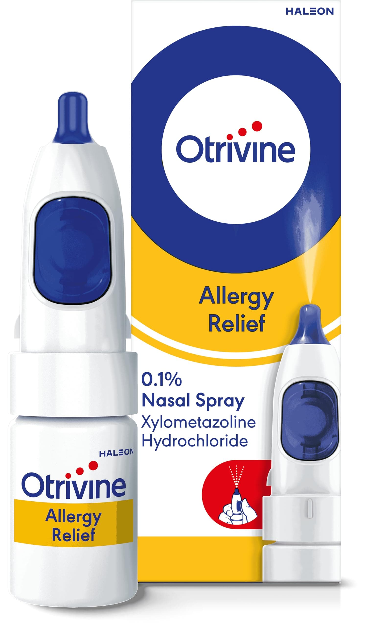 Decongestant Nasal Spray, Nose Spray for Allergy & Blocked Nose Relief, 10ml