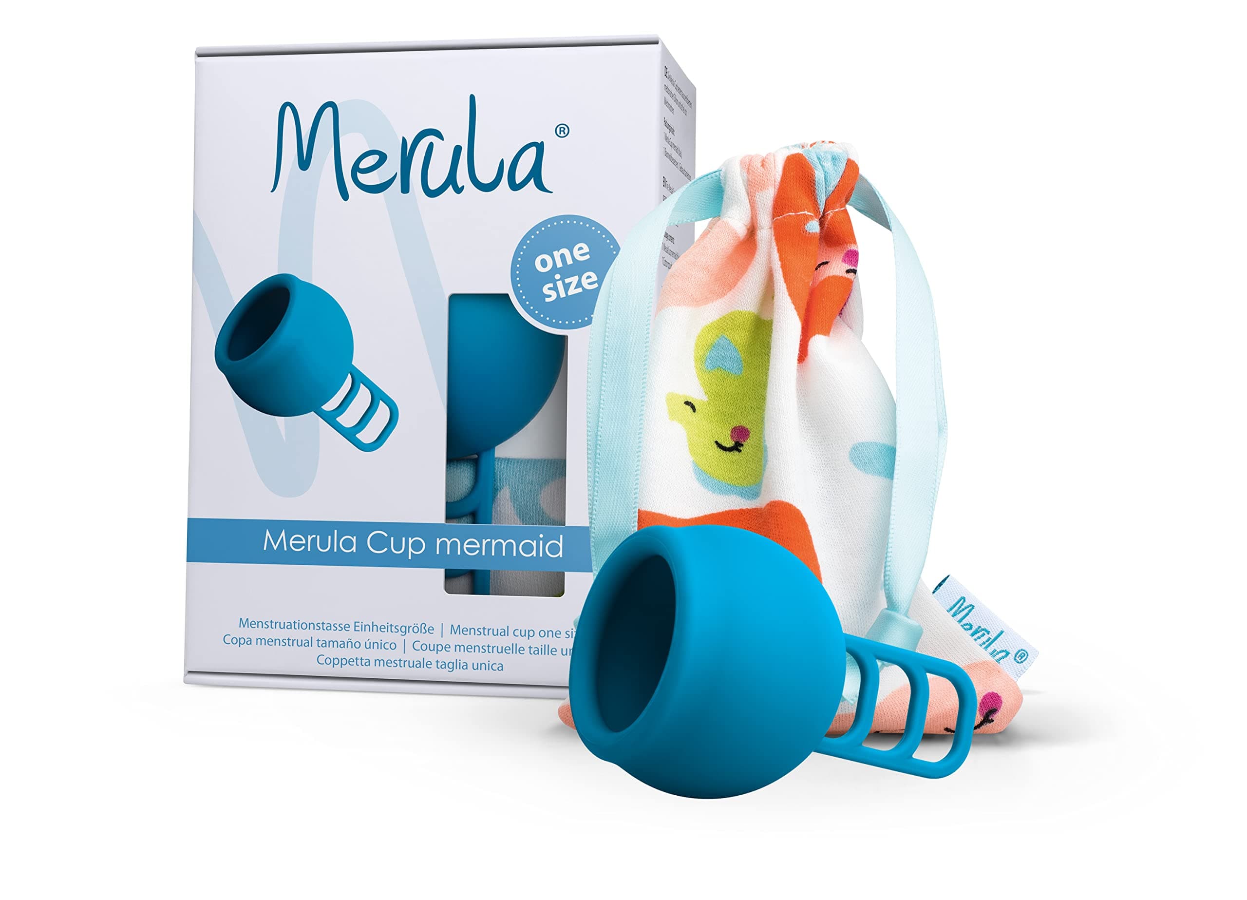Cup Mermaid (Blue) - The One-Size Menstrual Cup