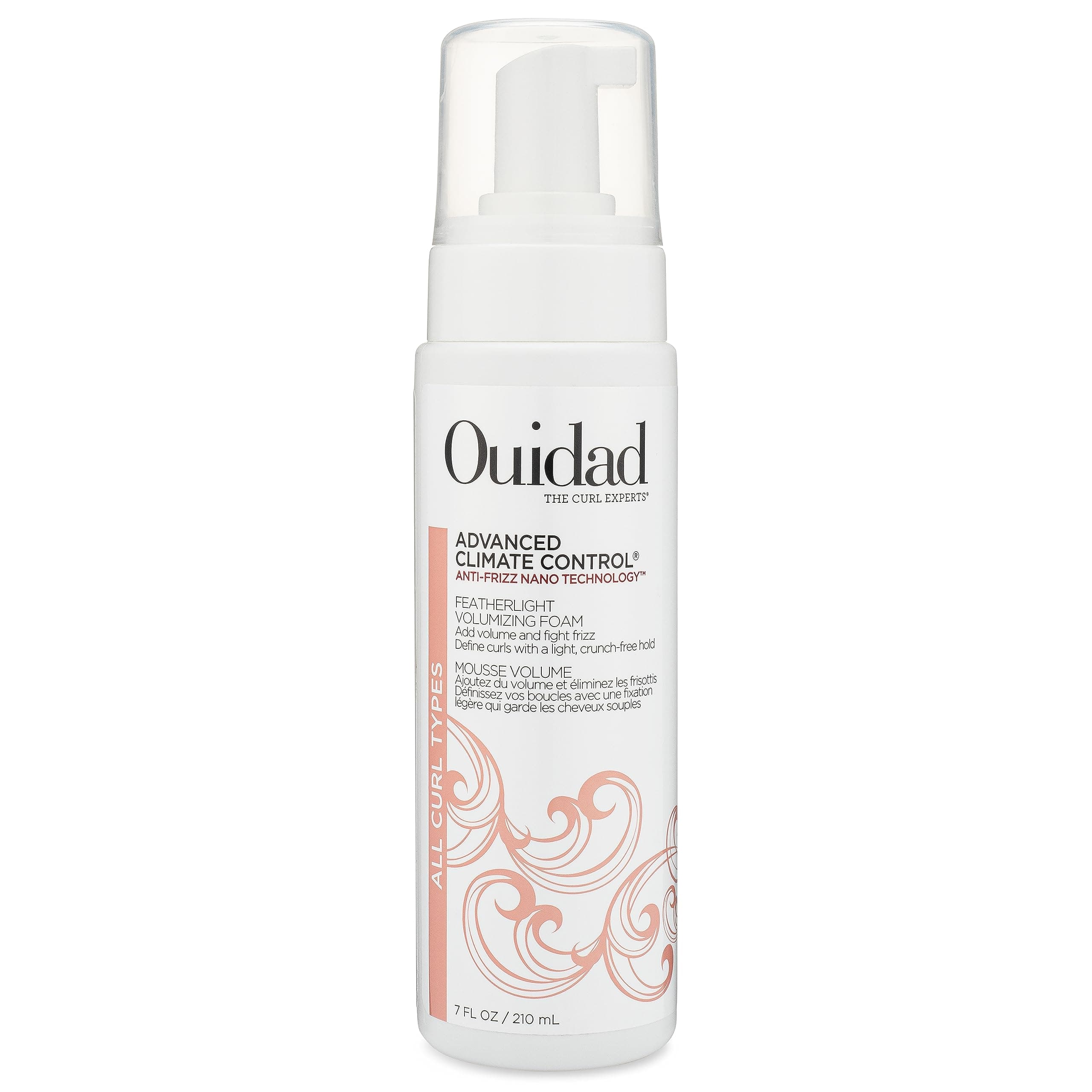 Advanced Climate Control Volumizing Foam - 7 fl oz, Lightweight Hair Styling Foam, Anti-Frizz Nano Technology, Adds Volume, Fights Frizz & Defines Curls, Crunch-free Hold, For All Curl Types