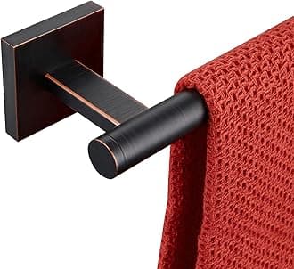Bathroom Towel Bar Bath Towel Holders for Toilet Kitchen Cabinet Wall Mount 24 Inch Oil Rubbed Bronze Stainless Steel B4005ORB-L24