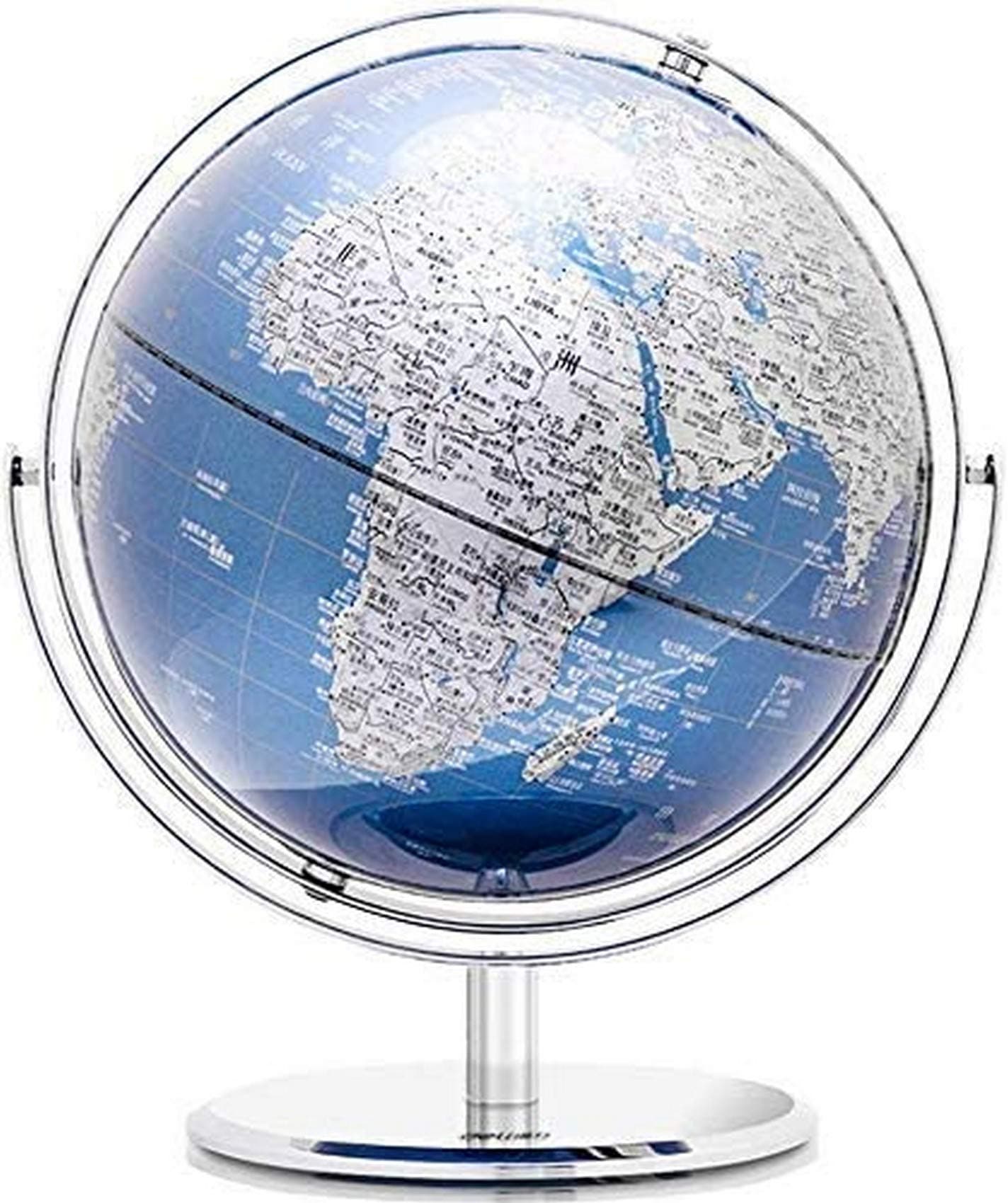 10" World Globe,Universal Rotation Desktop Educational Geographic World Globe for Classroom and Office