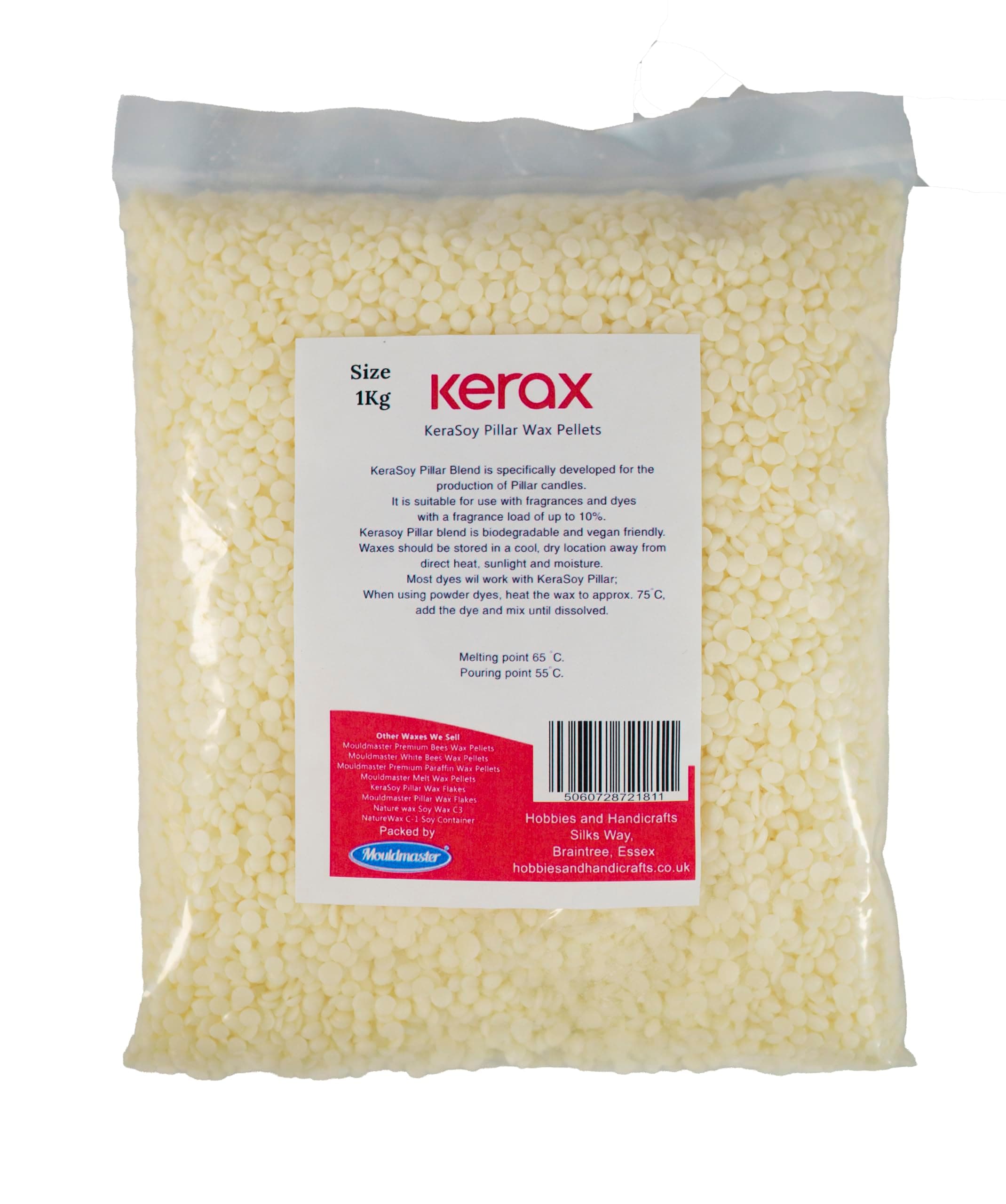 KeraSoy Pillar Wax Pellets 1kg