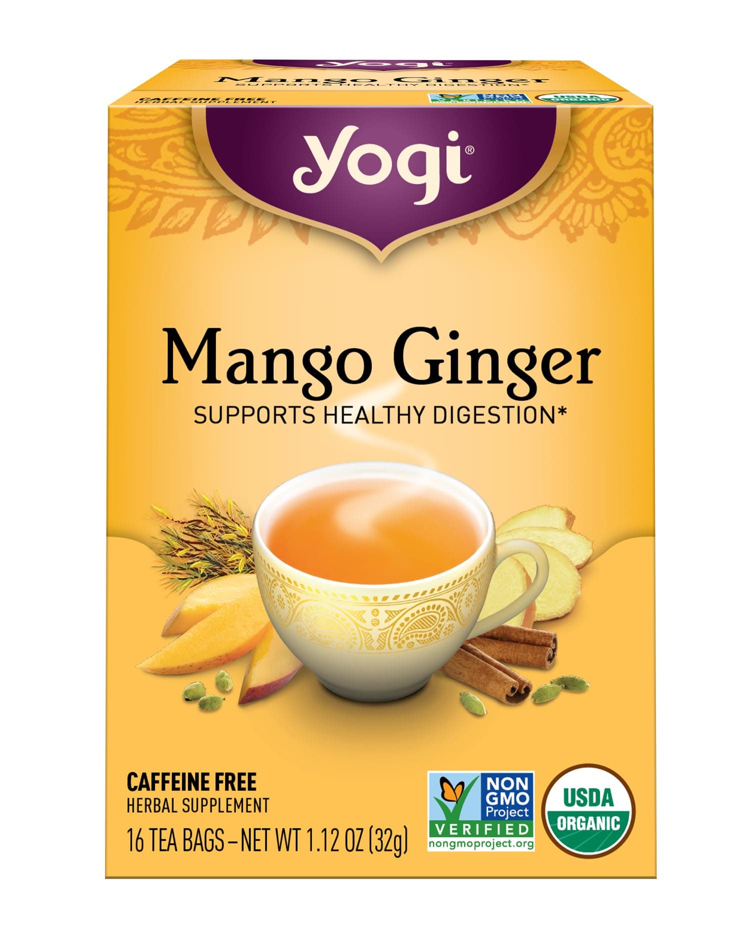 Yogi Tea, Mango Ginger, 16 ct
