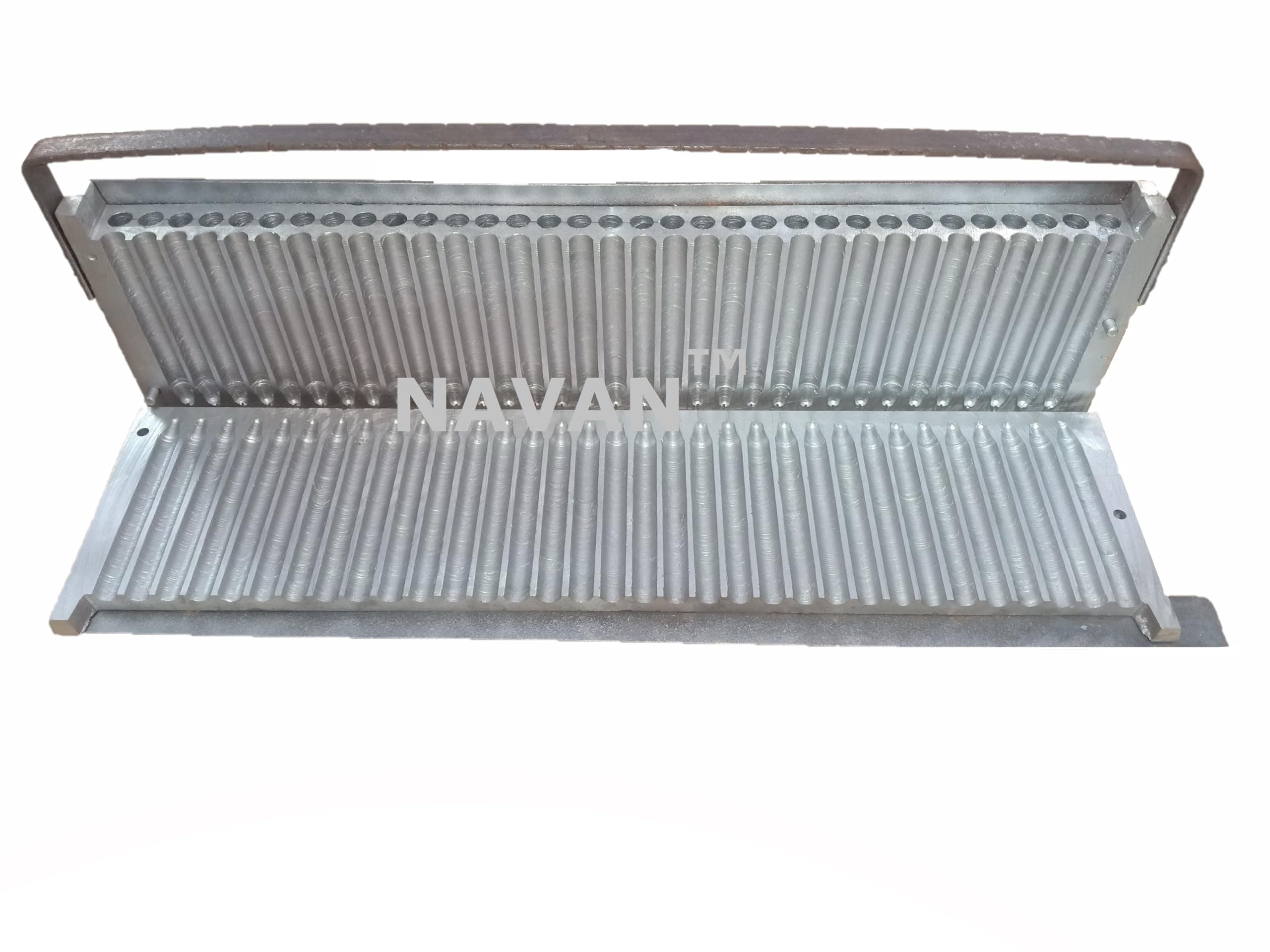 NAVAN® 3-inch(7.62cm) Weight 3Gram Size | 64Pcs Plain Candle Making Mold, Aluminum Candle Making Manual Machine, Art & Craft