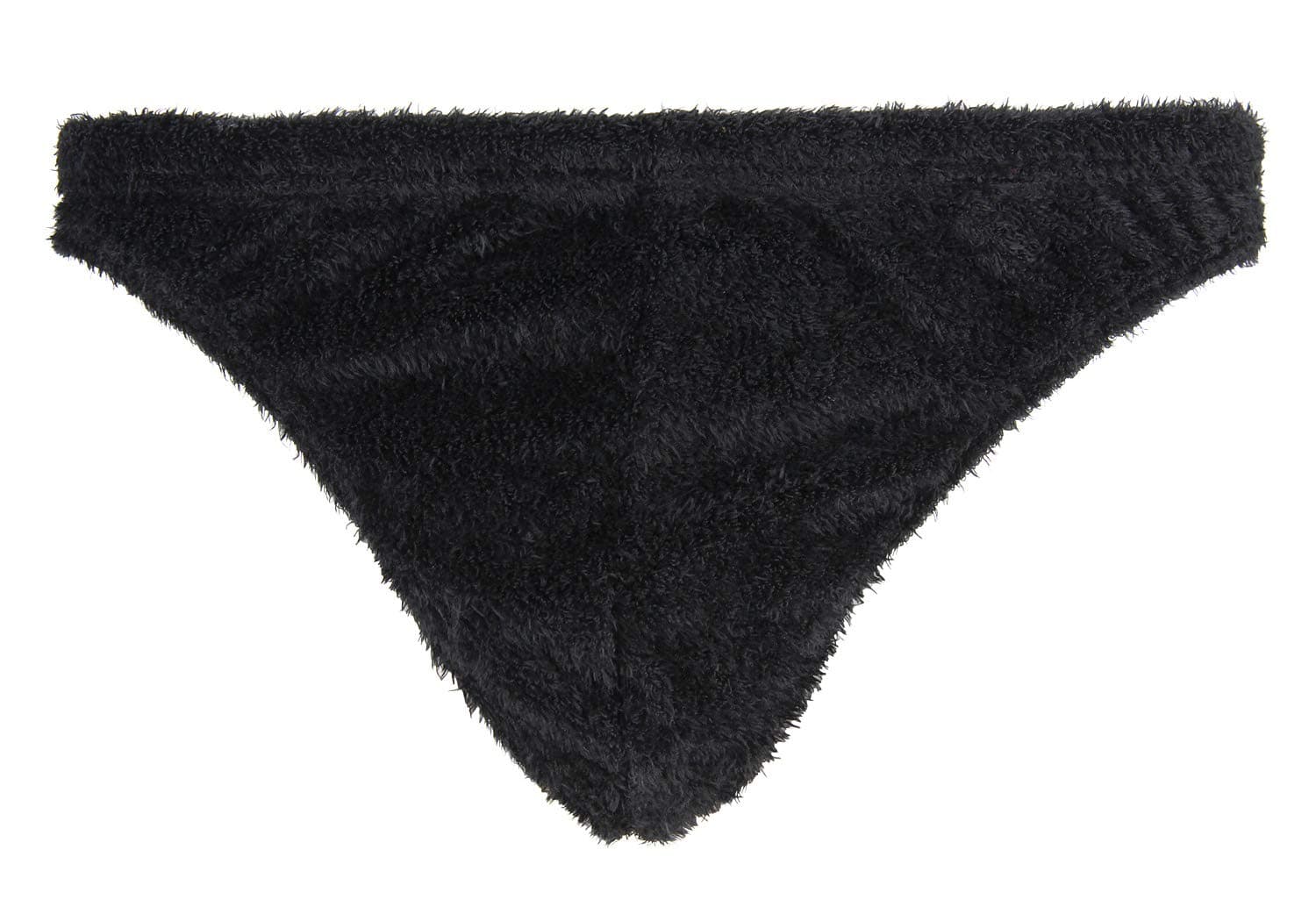INTIMO Mens Shag Thong Underwear Medium Black