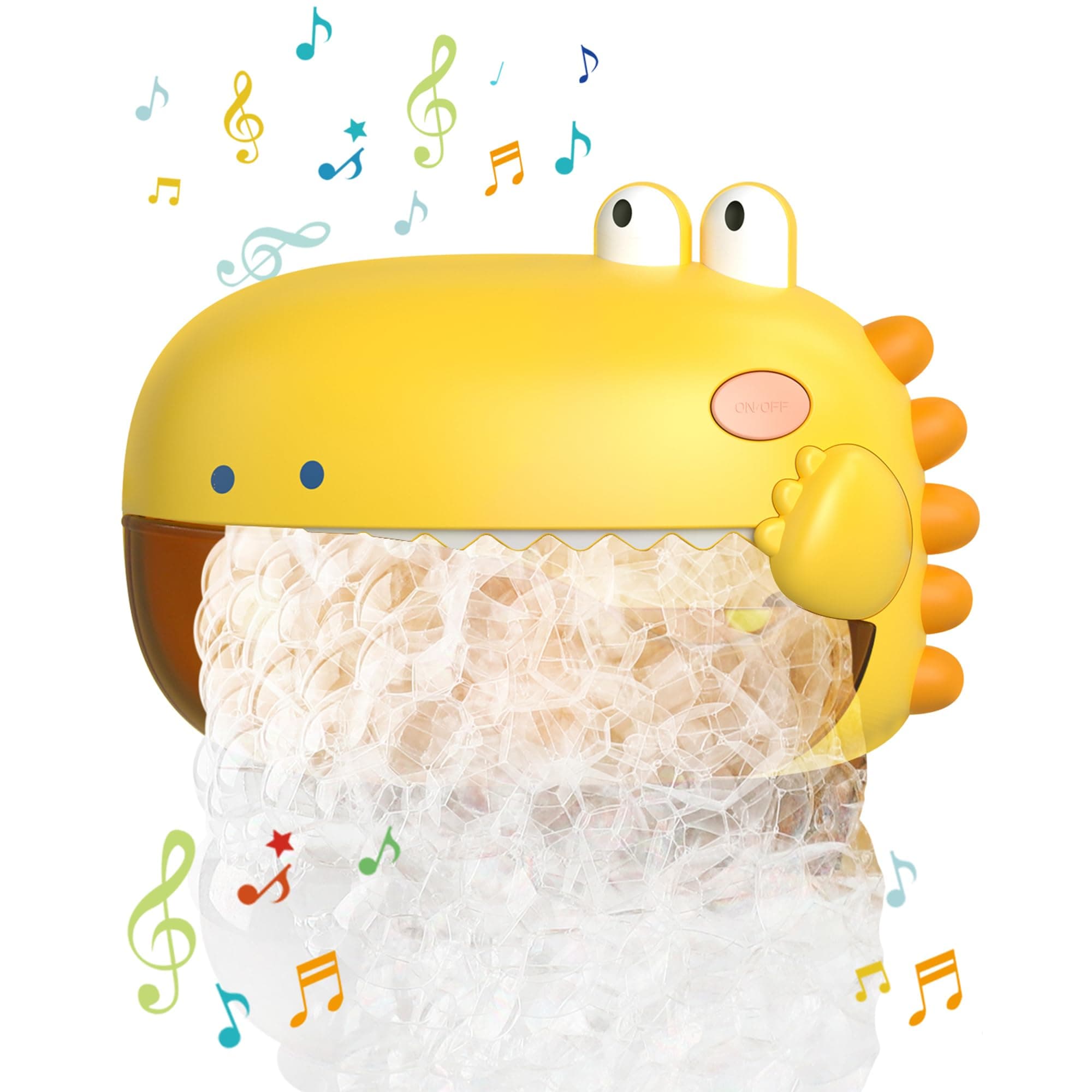 Lehoo Castle Baby Bath Toys, Automatic Bath Bubble Machine, Dinosaur Bathtub Bubble Maker with 12 Songs, Bathtime Shower Bathtub Toys for Toddlers, Gift for Boys Girls