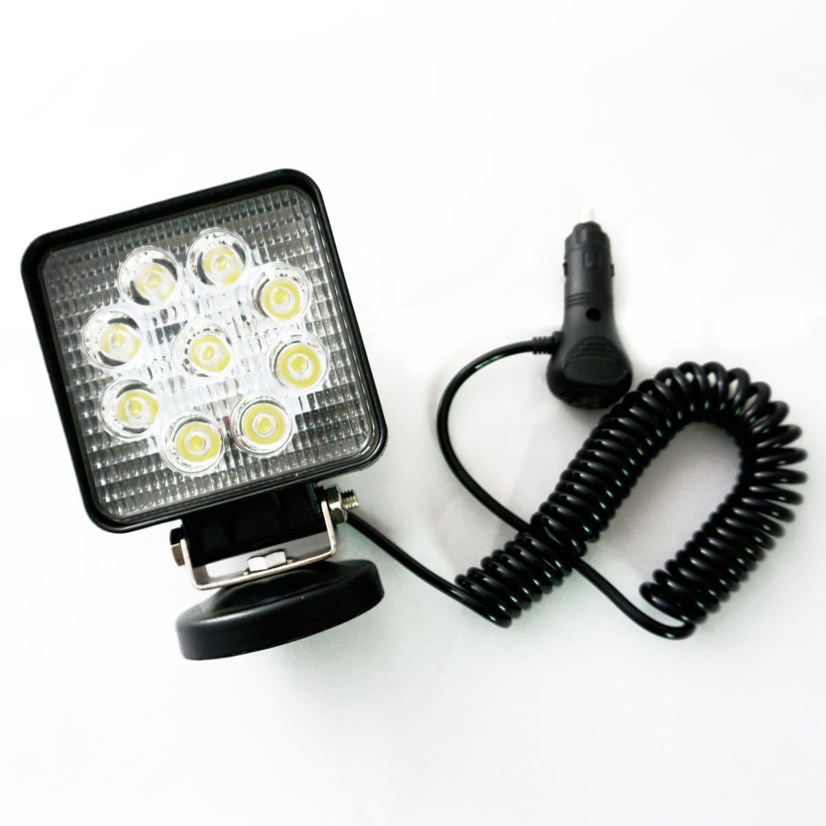 LED Work Light Led Lights Waterproof Offroad Flood Beam Lamp Square Floodlight Truck Boat Bar 27W 12V - DEREKRIC