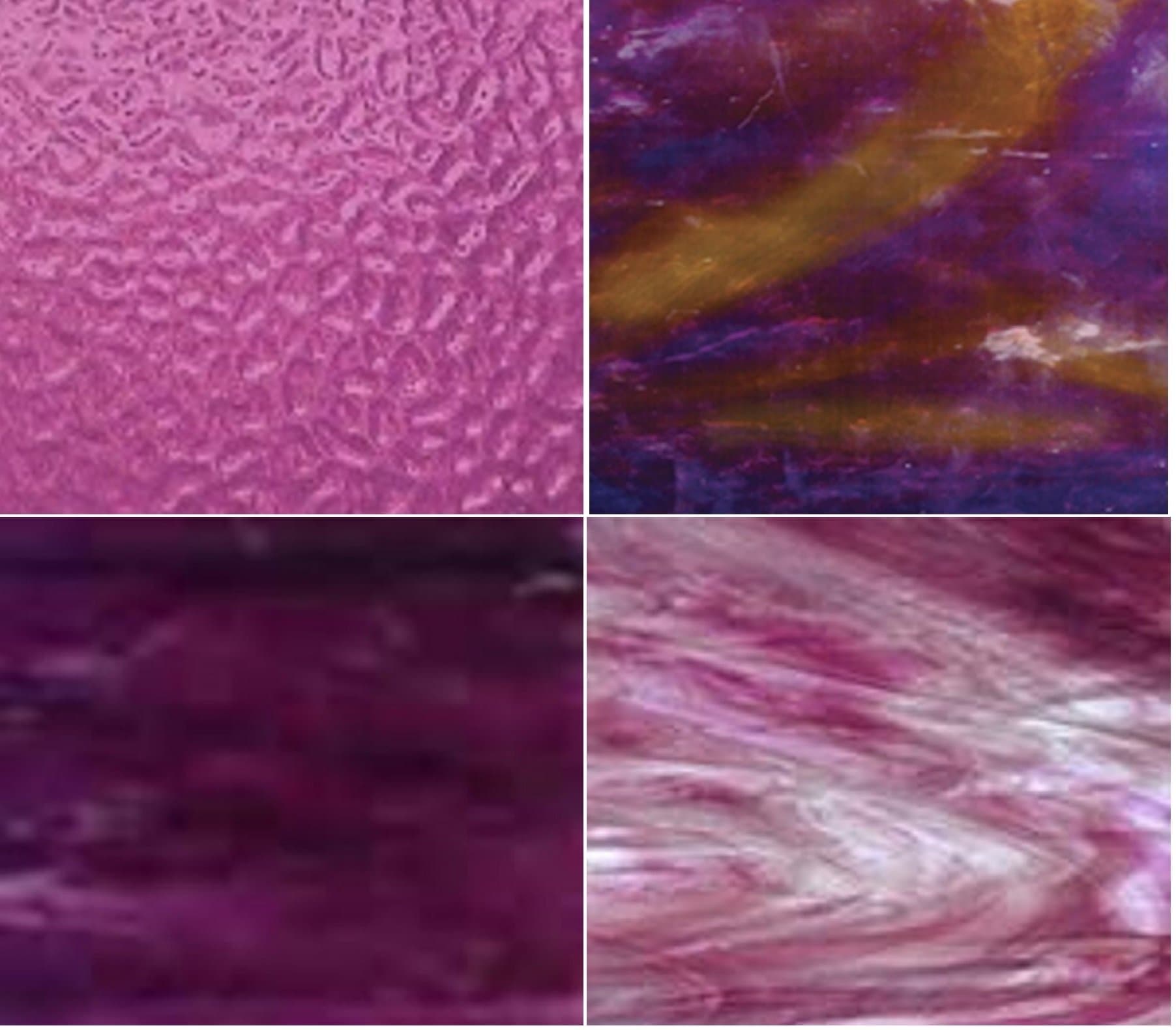 Purple Wissmach Stained Glass Sheet Pack