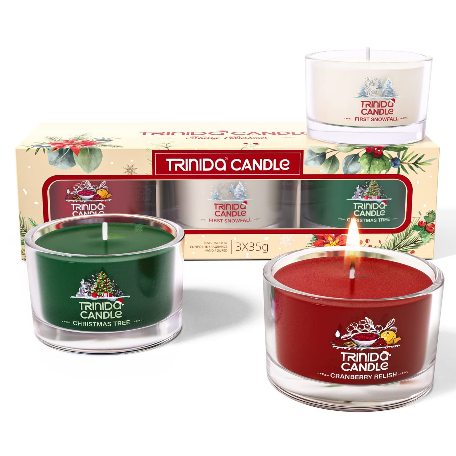 TRINIDa Candles for Christmas