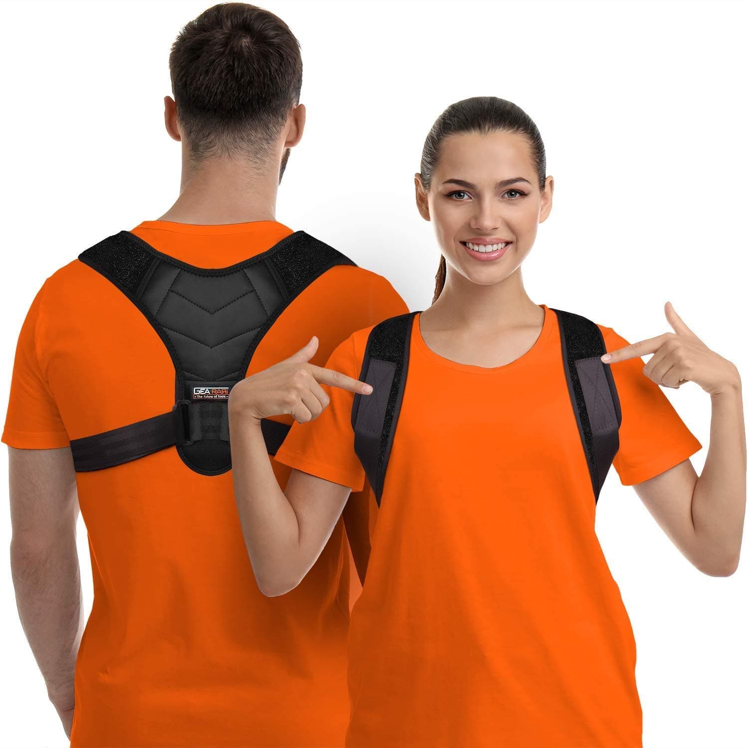 Posture Corrector for Men and Women, Bodywellness Fix Upper Back Brace for Clavicle Support, Adjustable Back Straightener and Providing Pain Relief from Neck, Back Shoulder Under Clothes (Regular).