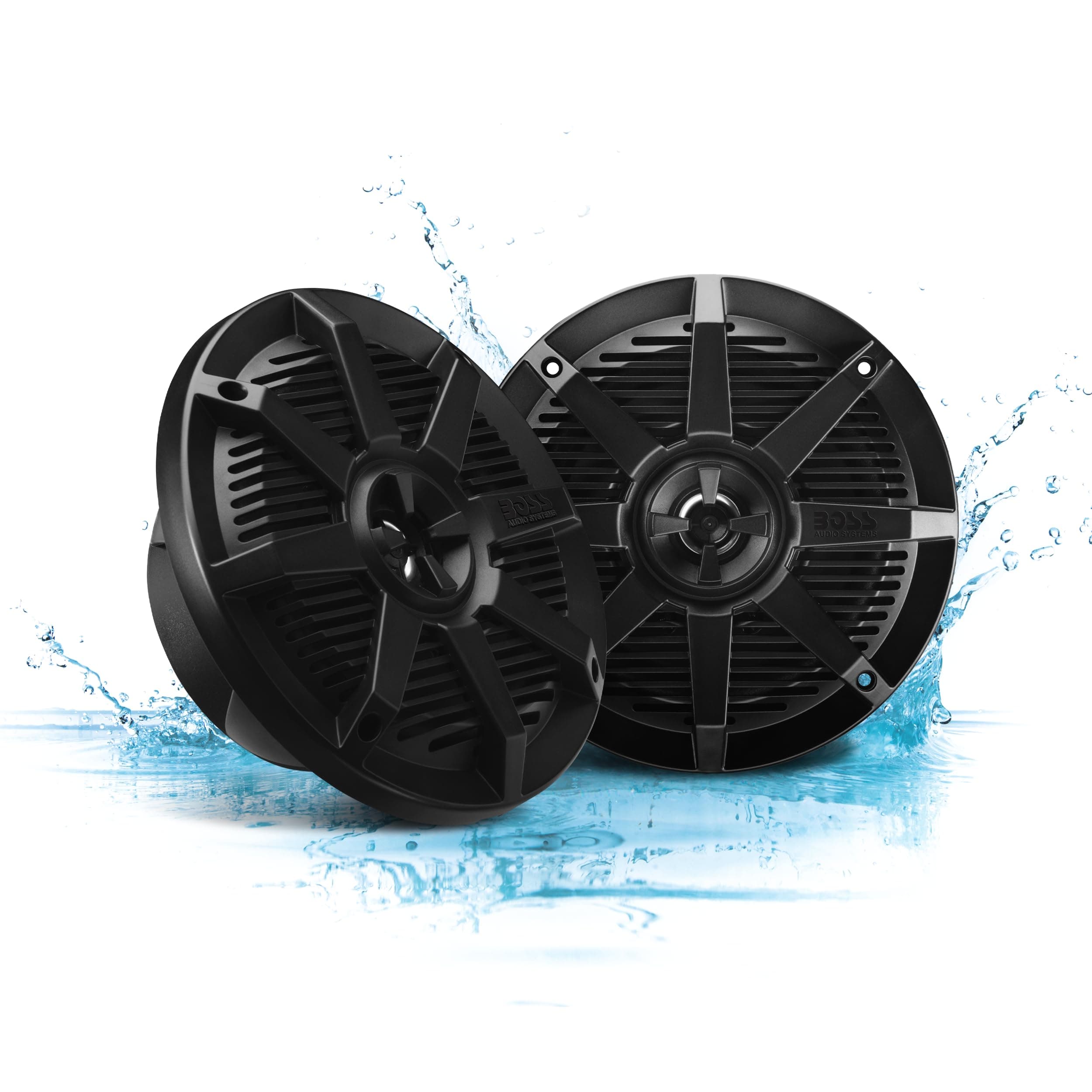 Boss Audio Systems Mr62B 200 Watt Per Pair, 6.5 Inch, Full Range, 2 Way Weatherproof Marine Speakers Sold In Pairs