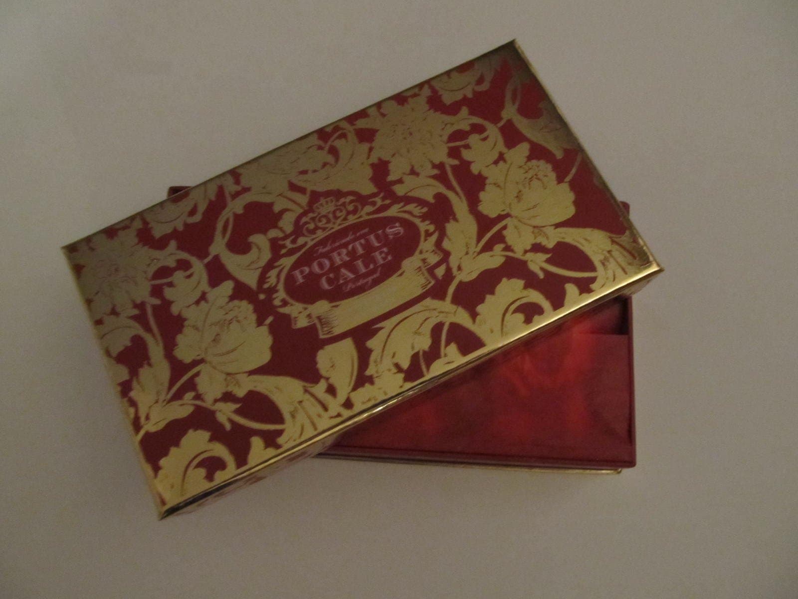 Portus Cale Red Currant & Fig Boxed Soap Set 5.3 Oz Each - 3 X 150g