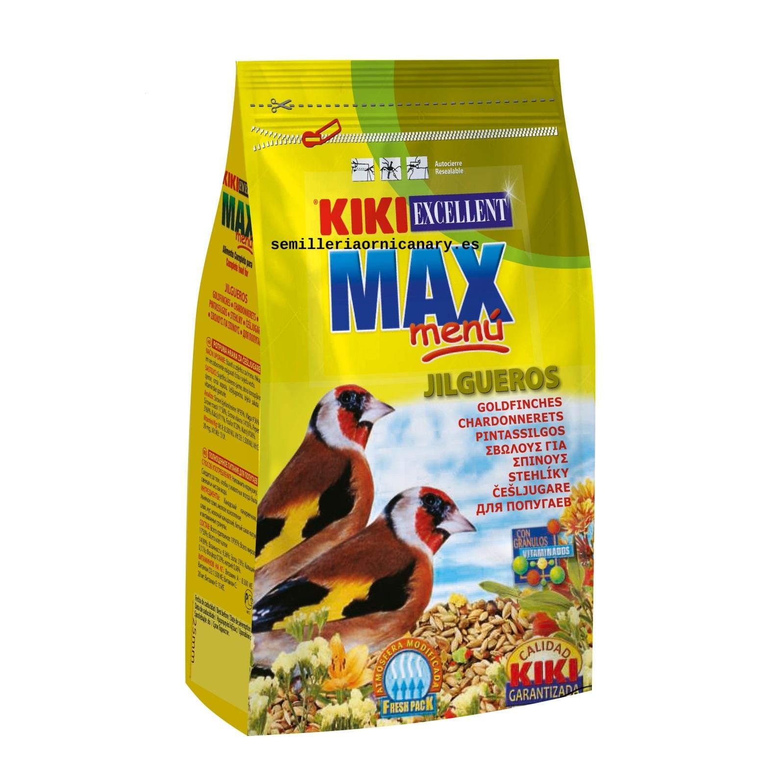 KikiExcellent Max Menu for Goldfinches