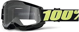 100% STRATA2 UPSOL Black Clear Lens Goggles
