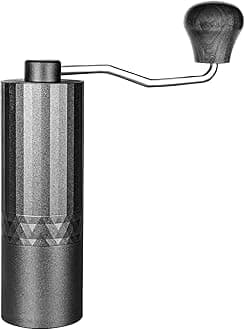 Manual Coffee Grinder: RSNMocha Capacity 25g Hand Coffee Grinder with Adjustable Conical Stainless Steel Burr, French Press Espresso to Coarse Coffee for Portable Hand Grinder Gift (Black)