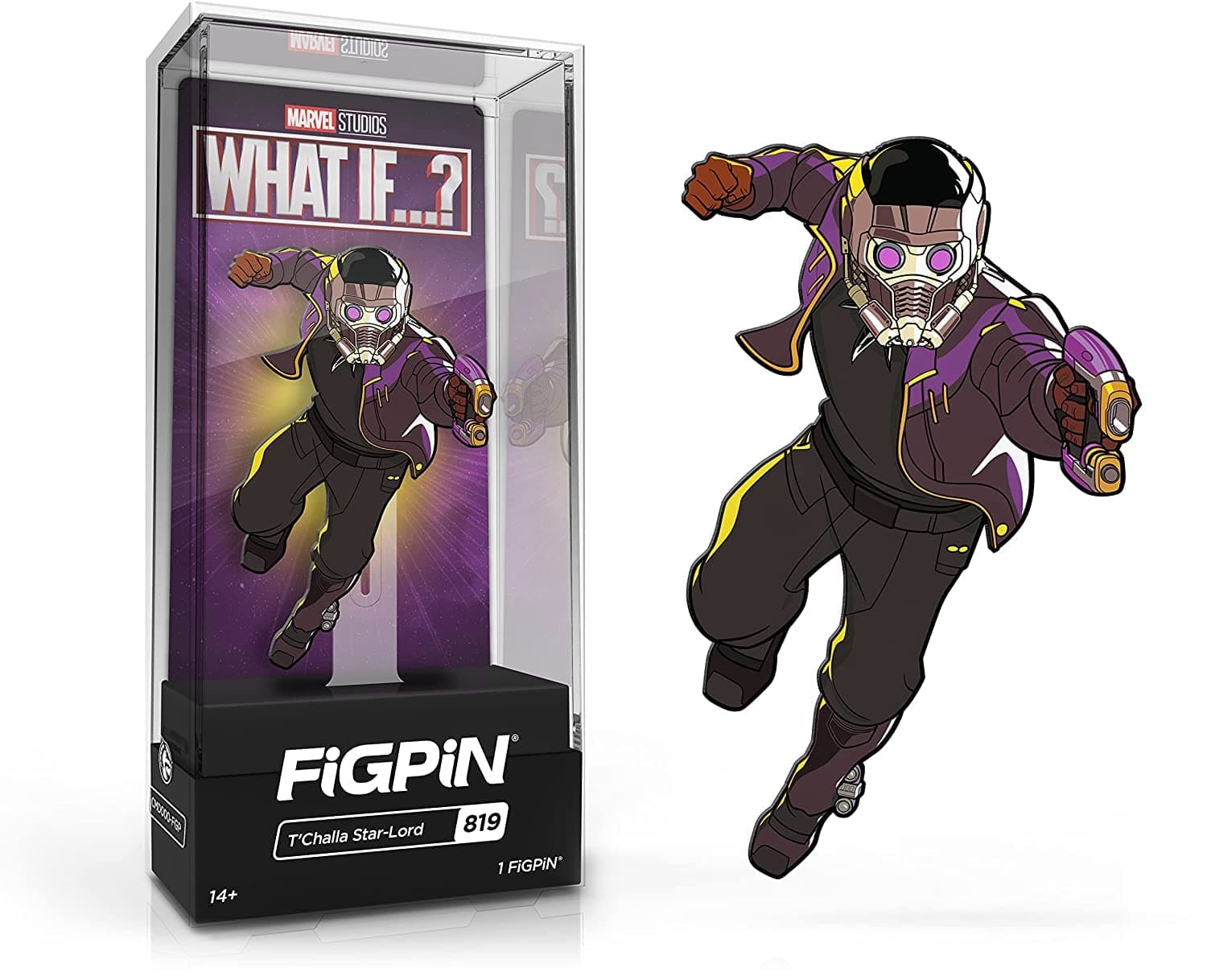 FiGPiN 819 Marvel T'Challa Star-Lord Enamel Pin