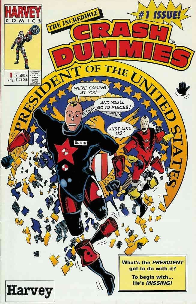 Crash Dummies #1 VF ; Harvey comic book | All Ages Incredible