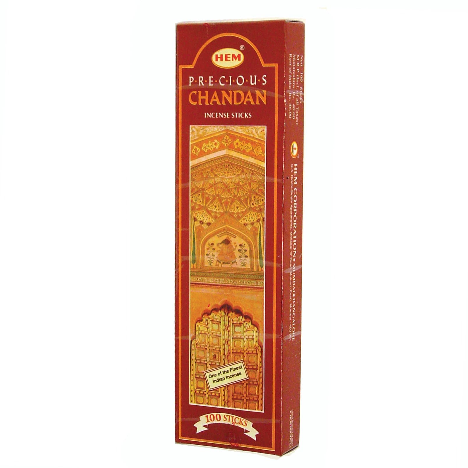 Precious Chandan Incense - Hem Assorted - 100 stick box - Sold in a set of 4 boxes