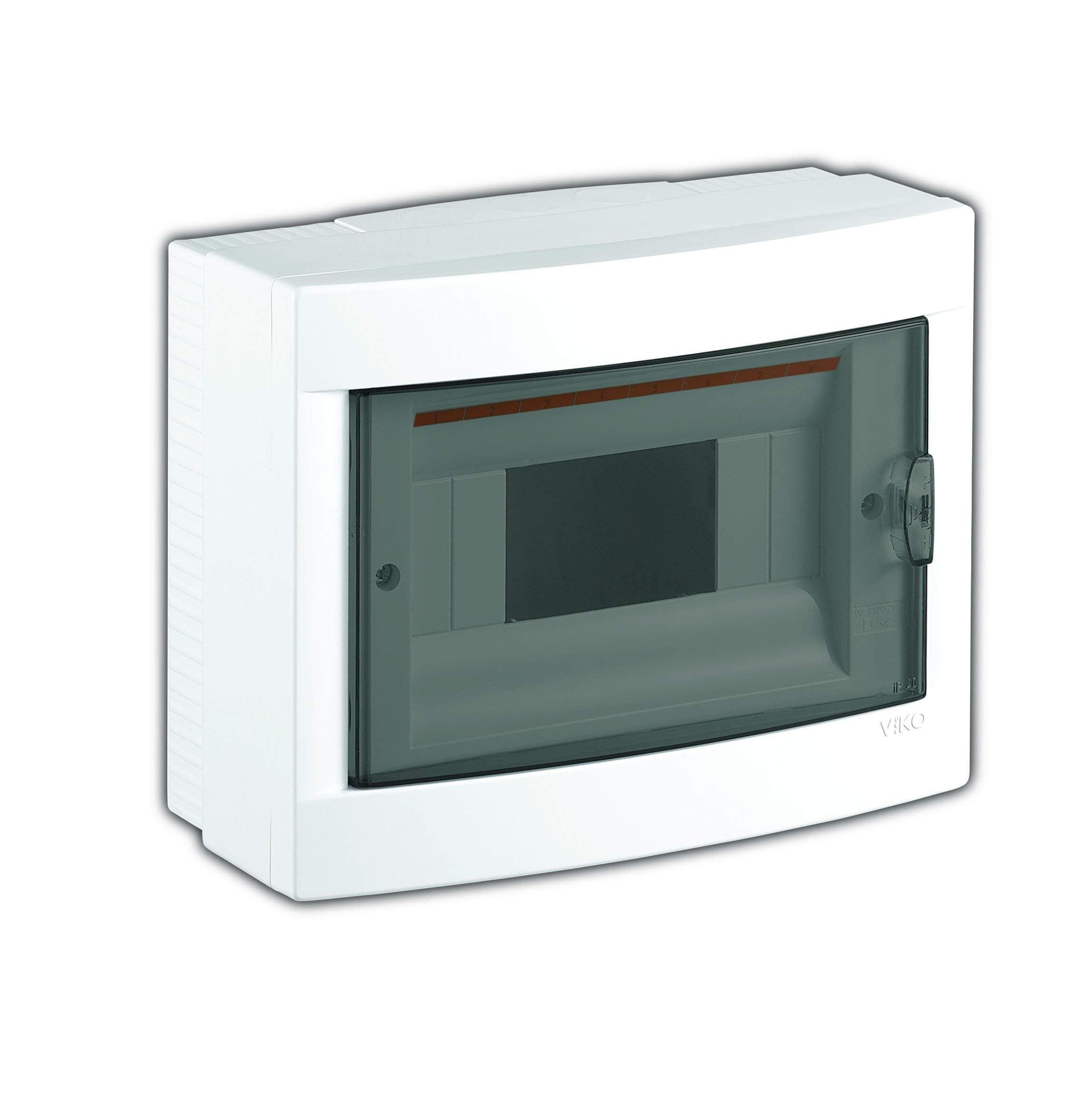 ViKO C125VK-90918108 Surface-Mounted Distribution Cabinet for 8 Modules White