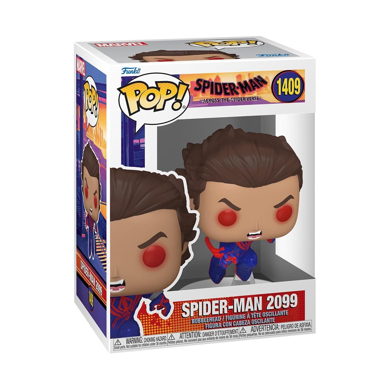 Marvel Spider-Man Across the Spider-Bath 2099 (UN) Figure Funko Pop! ACROSS THE SPIDERVERSE Spider-Man Marvel Funko